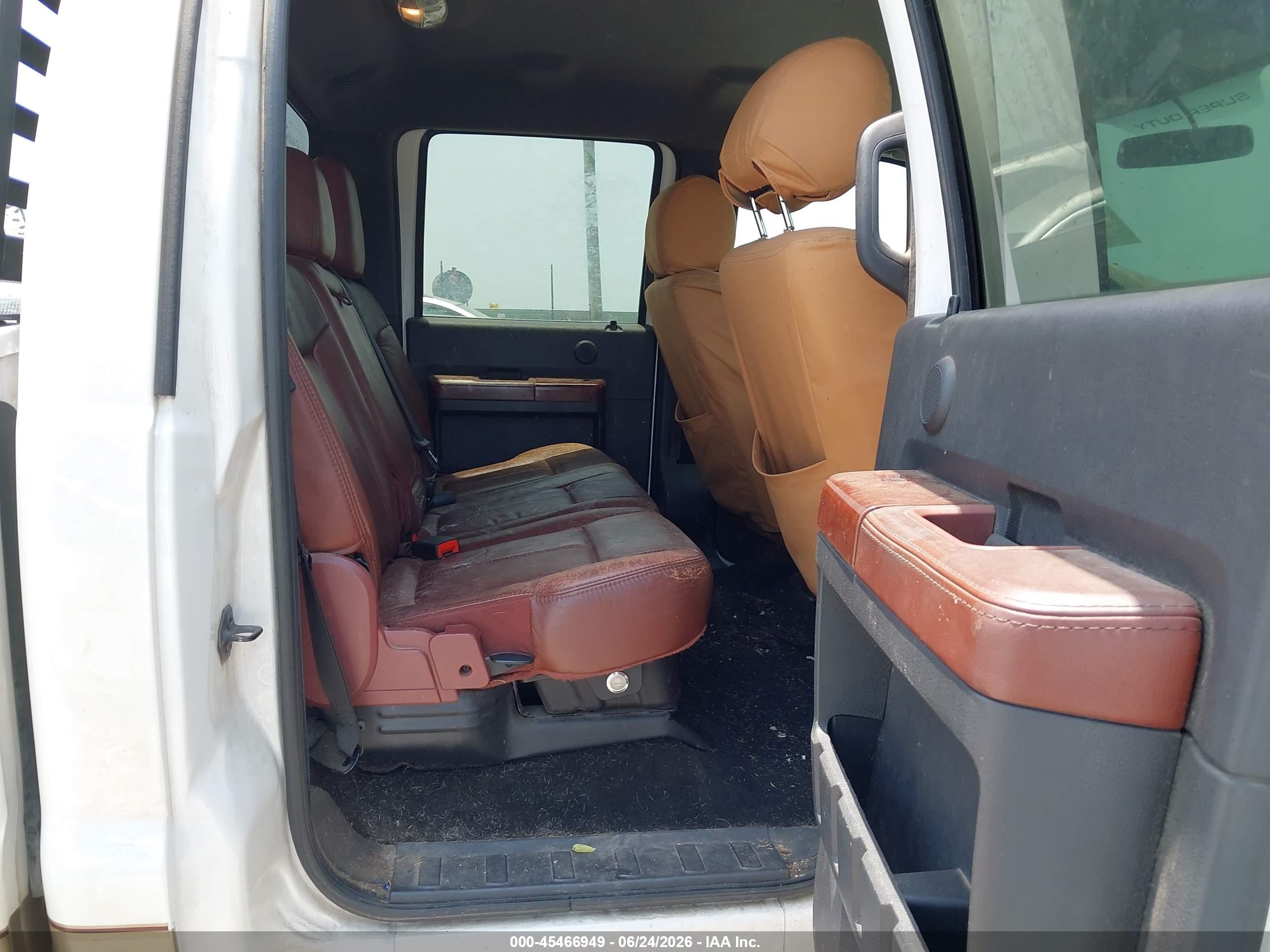 2012 Ford Super Duty F-250 Srw King Ranch/lariat/xl/xlt Белый vin: 1FT7W2BTXCED06503