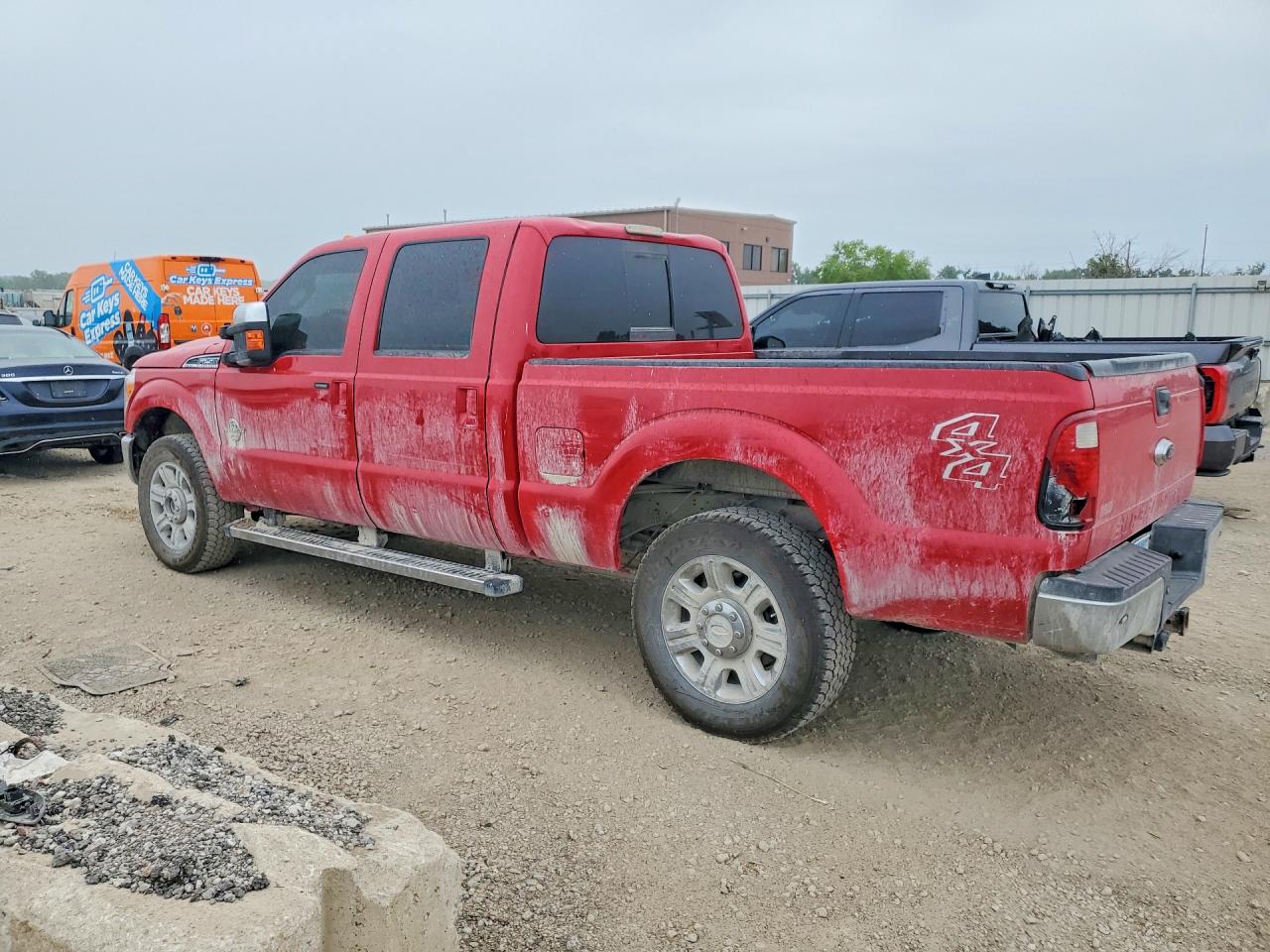 2013 Ford F250 Super Duty Red vin: 1FT7W2BTXDEB28996