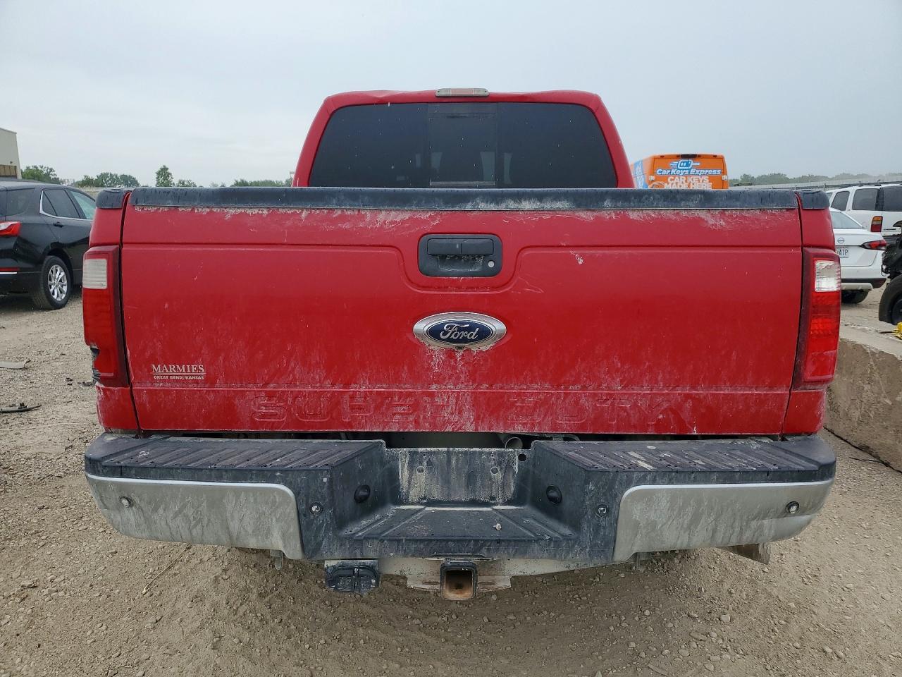 2013 Ford F250 Super Duty Red vin: 1FT7W2BTXDEB28996