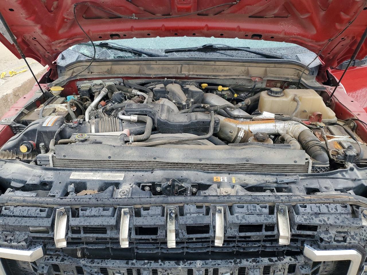 2013 Ford F250 Super Duty Red vin: 1FT7W2BTXDEB28996