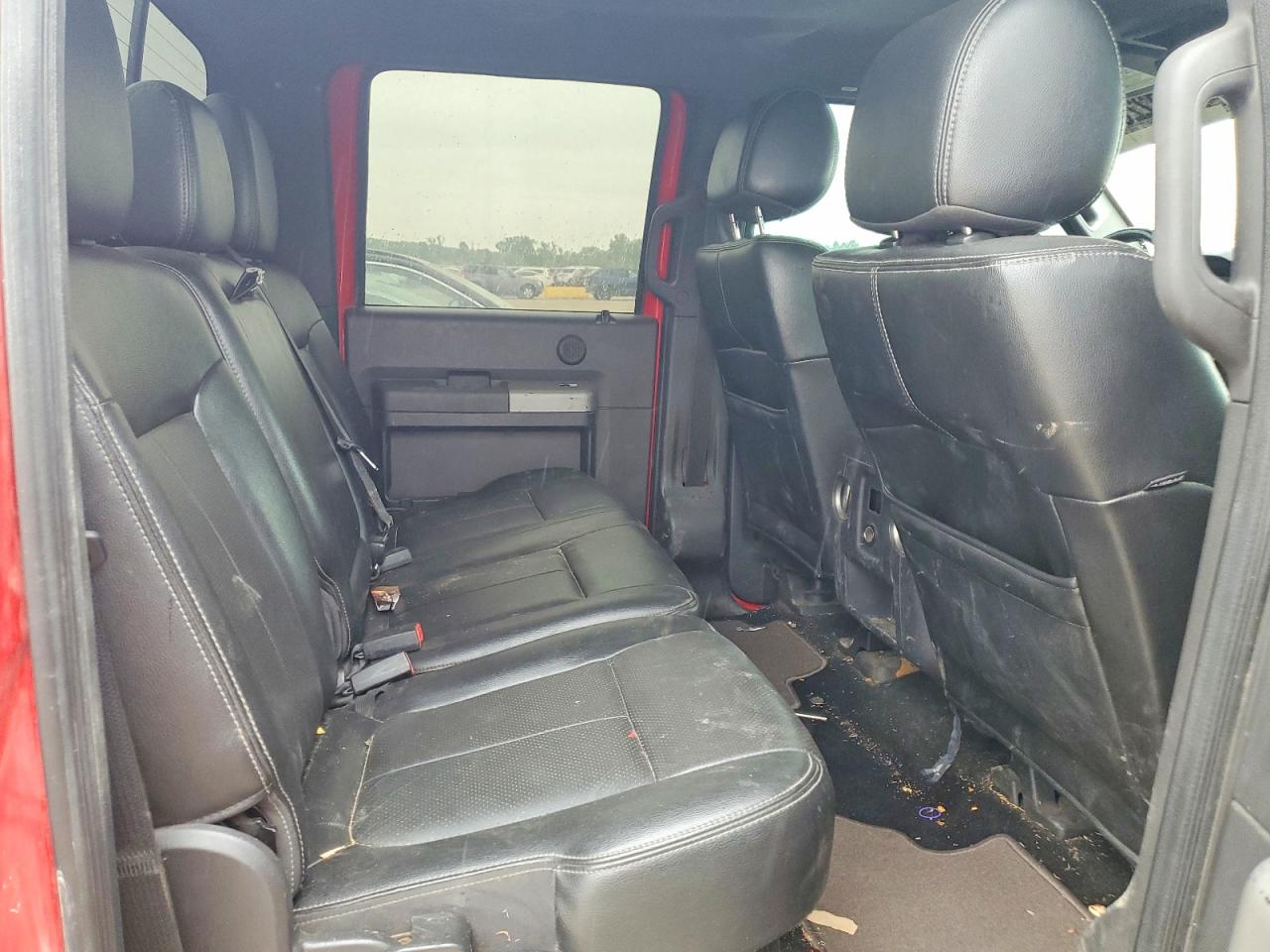 2013 Ford F250 Super Duty Red vin: 1FT7W2BTXDEB28996