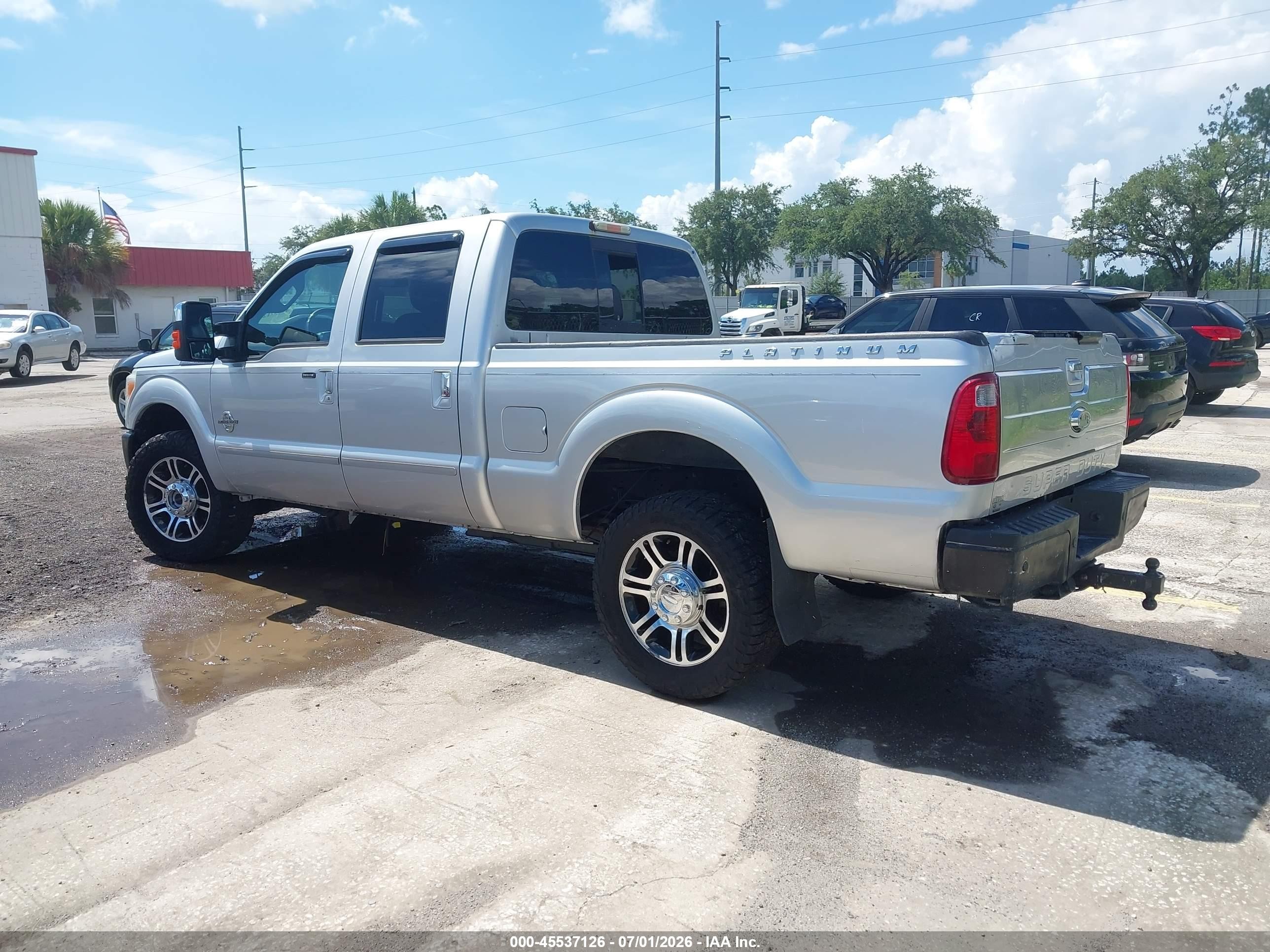 2013 Ford Super Duty F-250 Srw King Ranch/lariat/platinum/xl/xlt Silver vin: 1FT7W2BTXDEB60945