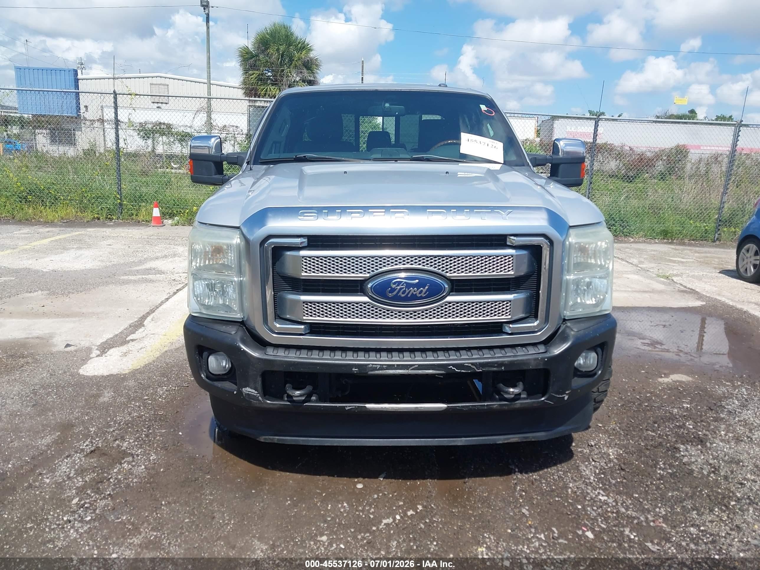 2013 Ford Super Duty F-250 Srw King Ranch/lariat/platinum/xl/xlt Silver vin: 1FT7W2BTXDEB60945