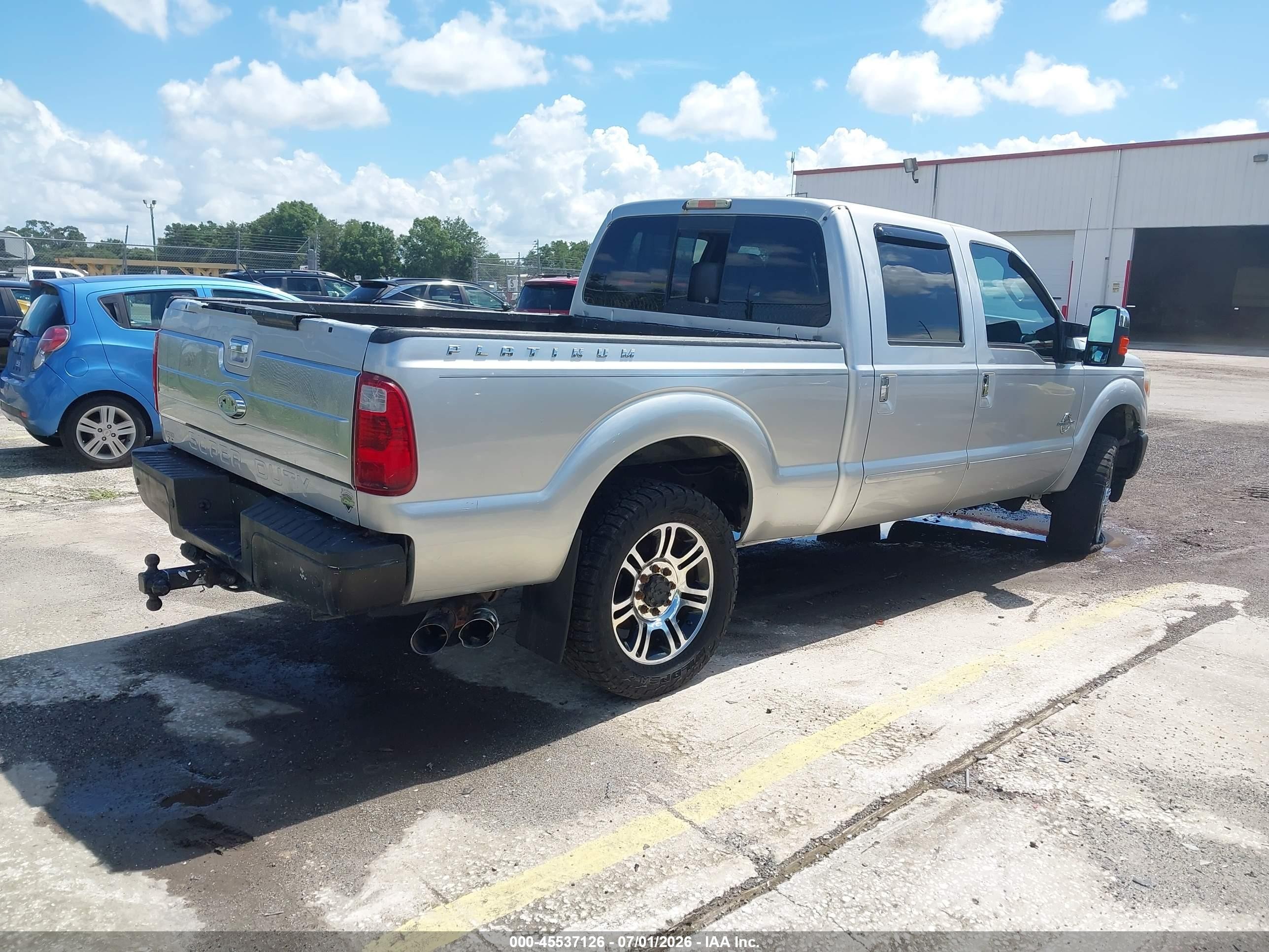 2013 Ford Super Duty F-250 Srw King Ranch/lariat/platinum/xl/xlt Silver vin: 1FT7W2BTXDEB60945