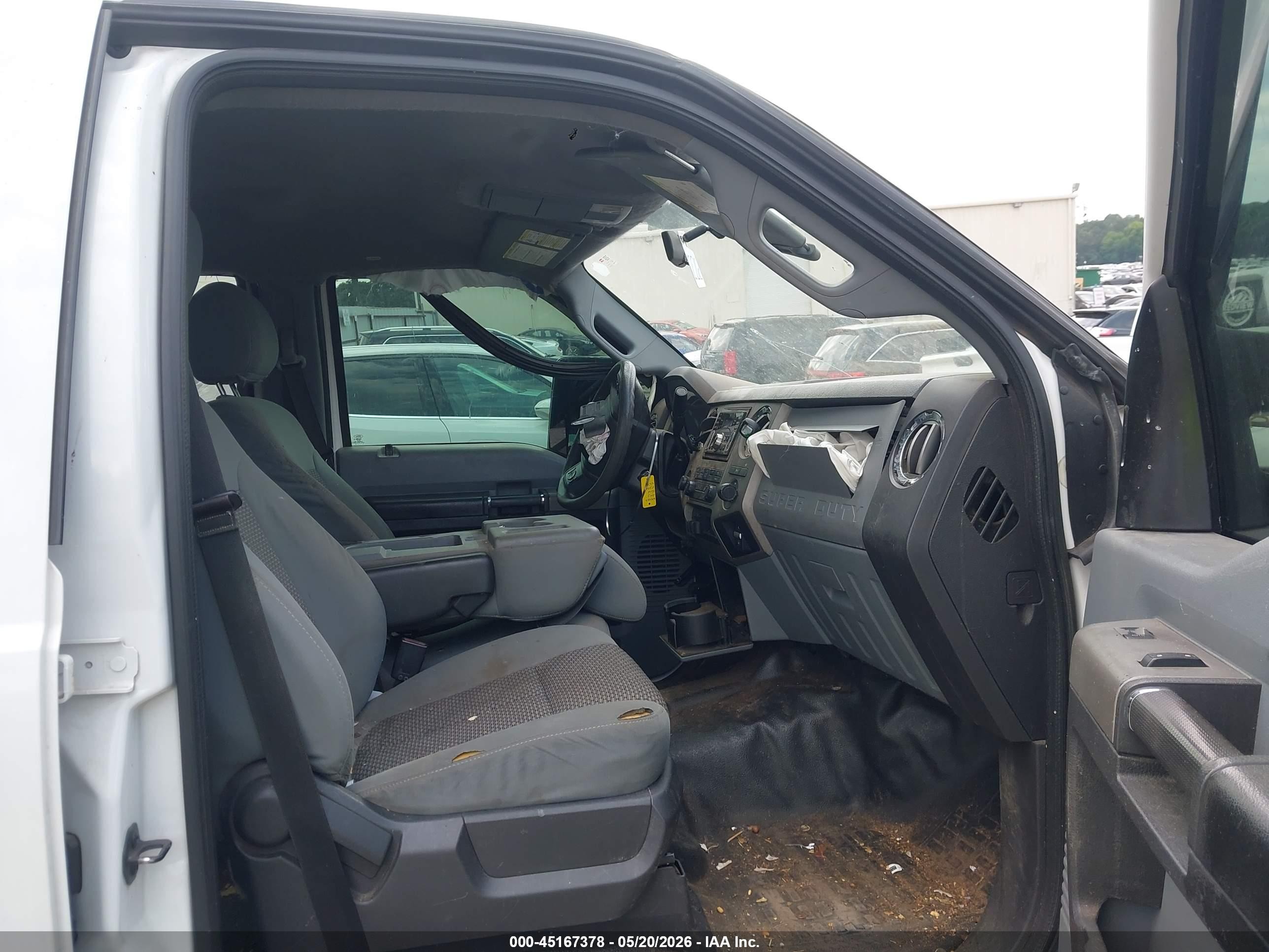 2013 Ford F-250 Xlt White vin: 1FT7W2BTXDEB76496