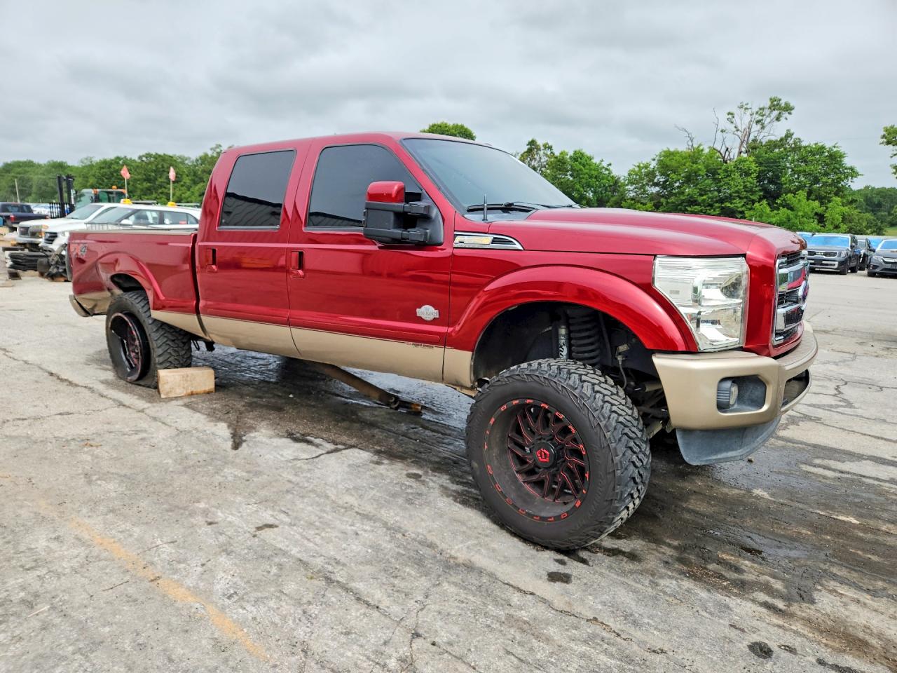 2014 Ford F250 Super Duty Maroon vin: 1FT7W2BTXEEB31852