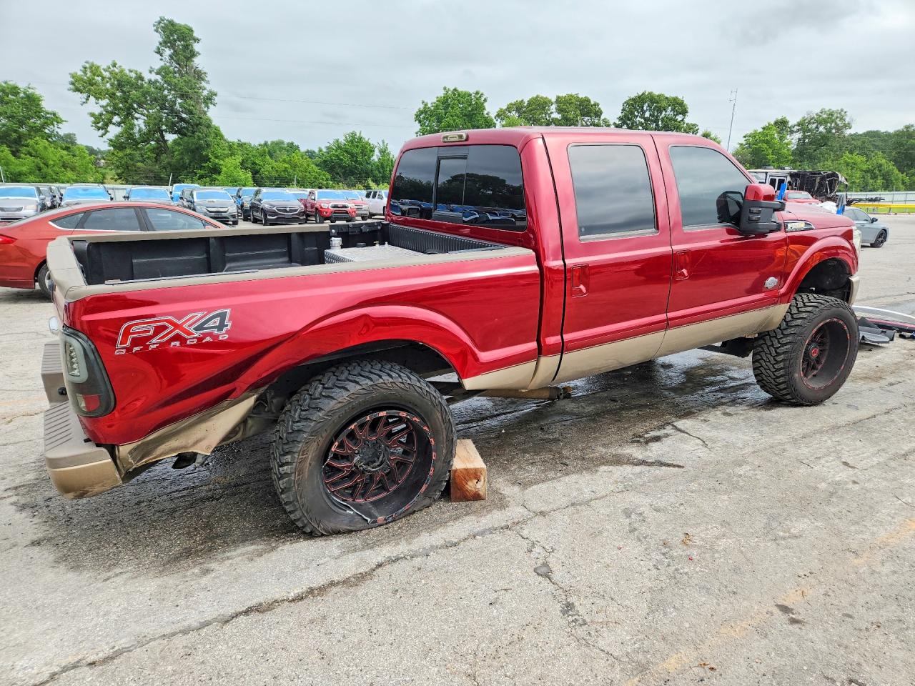 2014 Ford F250 Super Duty Maroon vin: 1FT7W2BTXEEB31852