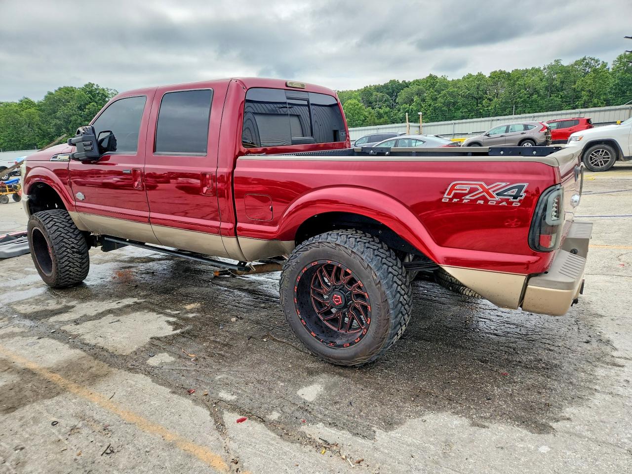 2014 Ford F250 Super Duty Maroon vin: 1FT7W2BTXEEB31852