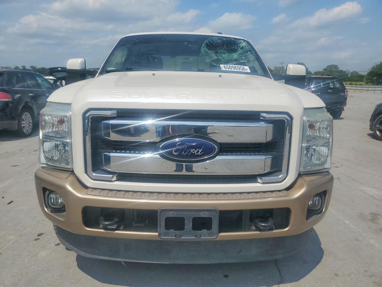 2014 Ford F250 Super Duty Белый vin: 1FT7W2BTXEEB49509