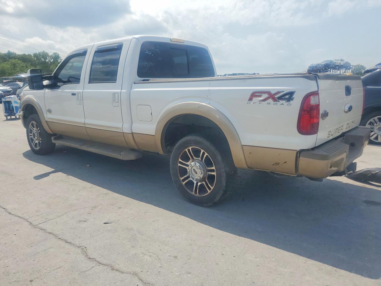 2014 Ford F250 Super Duty Белый vin: 1FT7W2BTXEEB49509