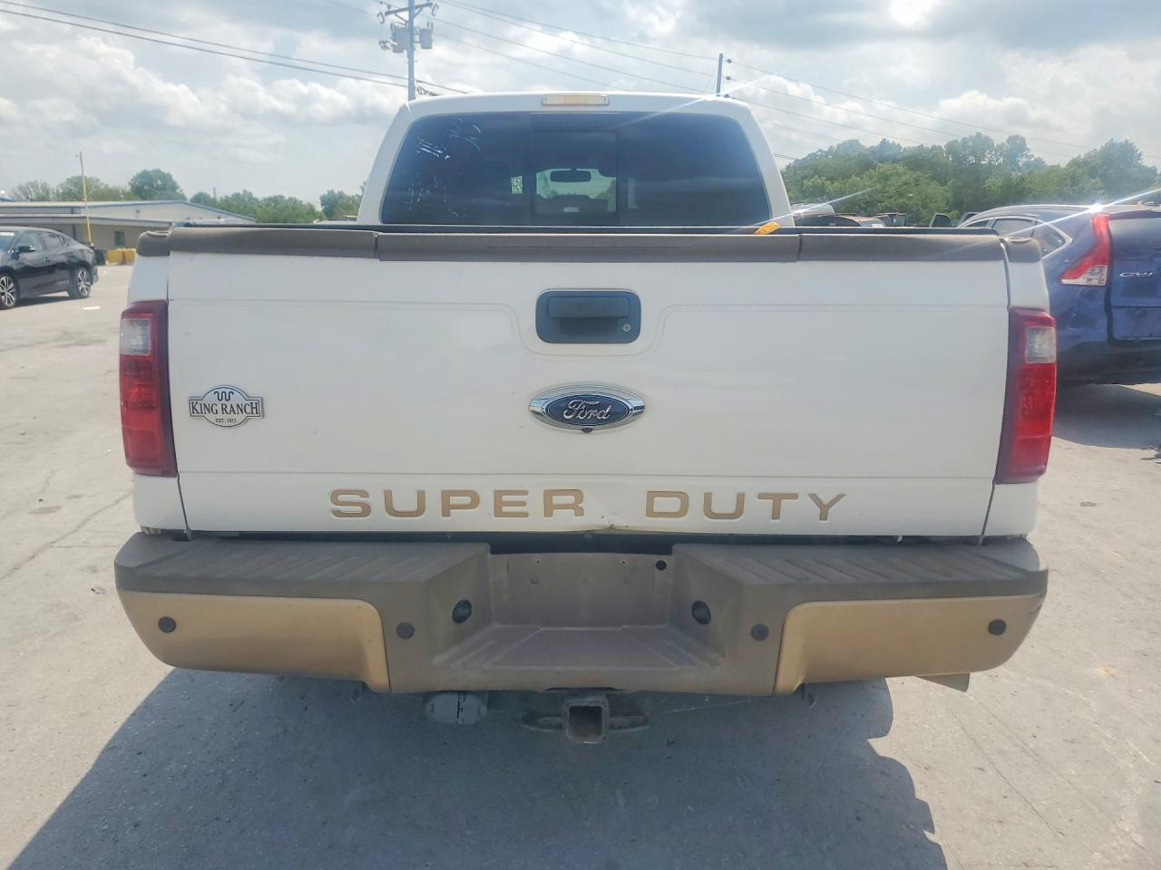 2014 Ford F250 Super Duty Белый vin: 1FT7W2BTXEEB49509