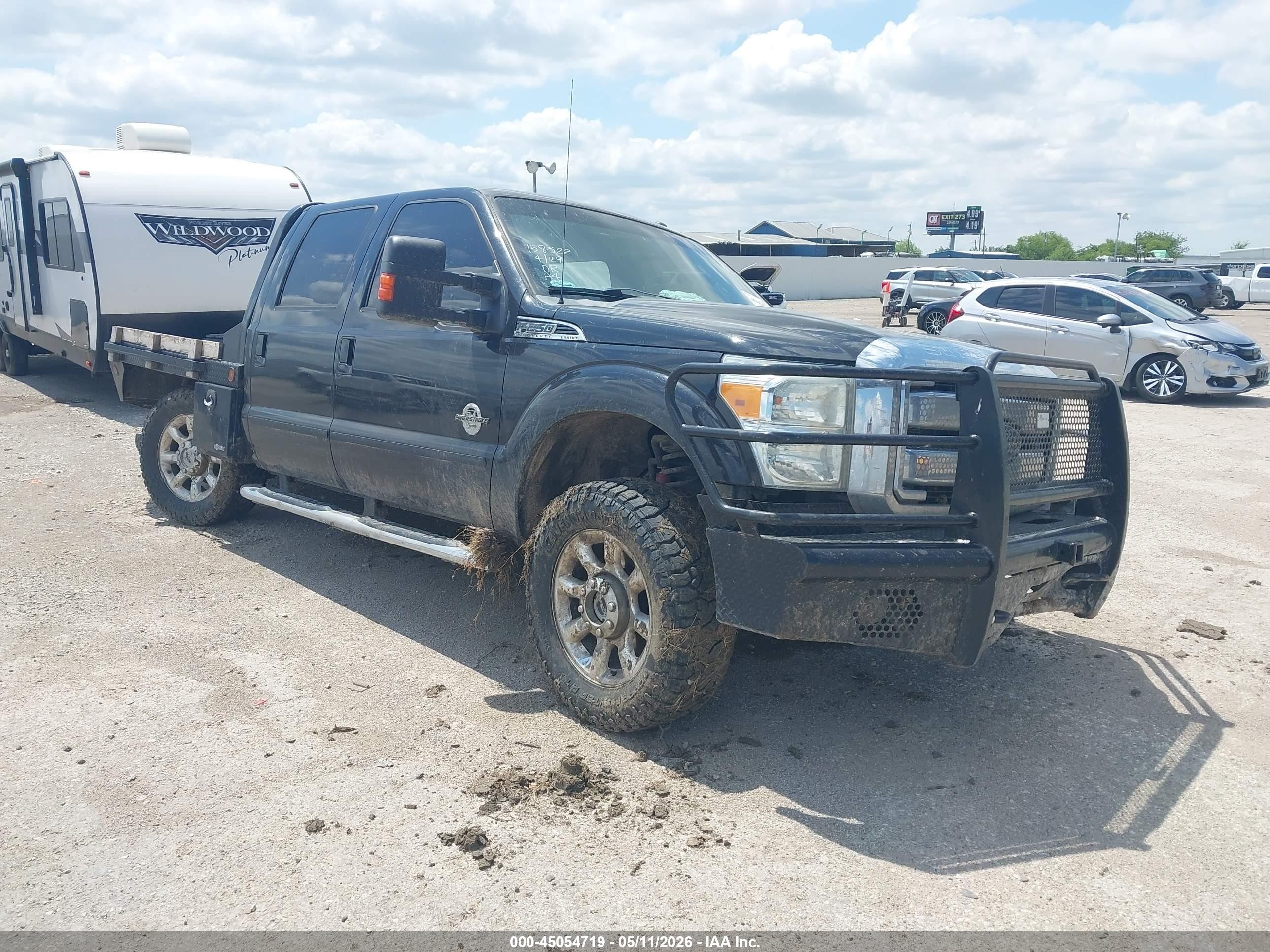 2014 Ford F-250 Lariat Black vin: 1FT7W2BTXEEB76712