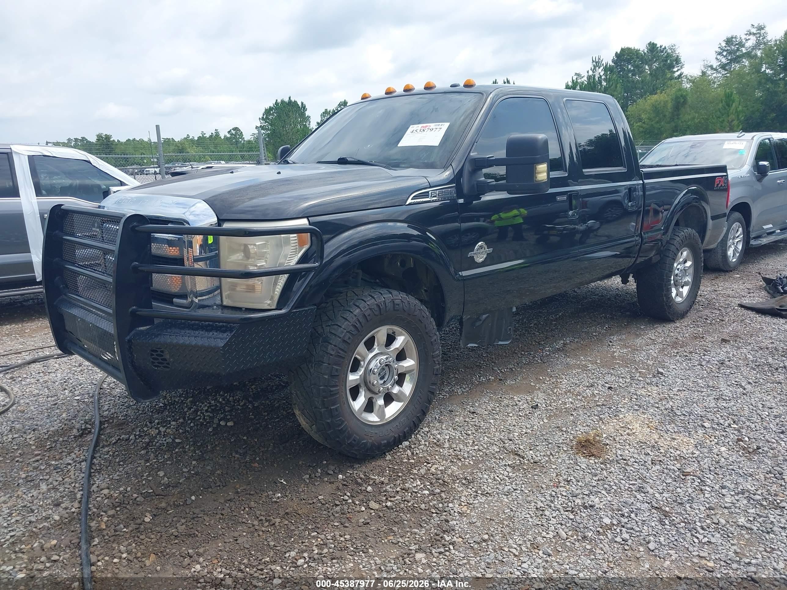 2015 Ford F-250 Lariat Black vin: 1FT7W2BTXFEA07579