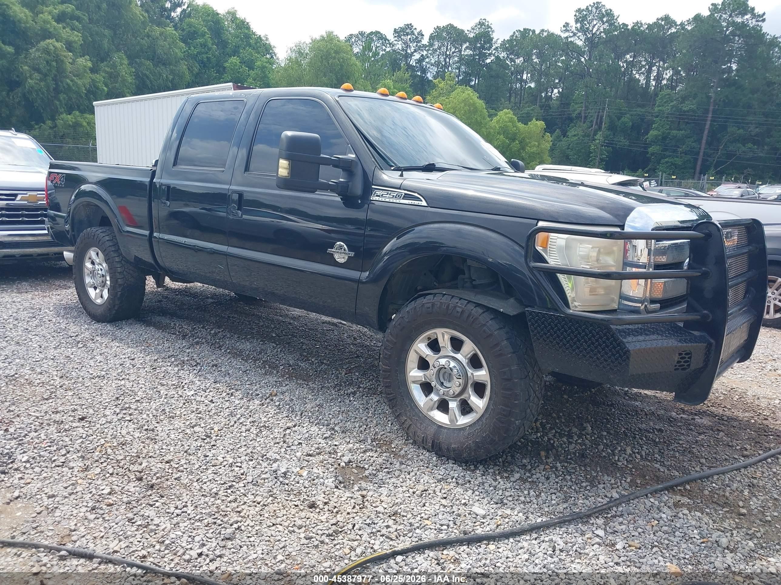 2015 Ford F-250 Lariat Black vin: 1FT7W2BTXFEA07579