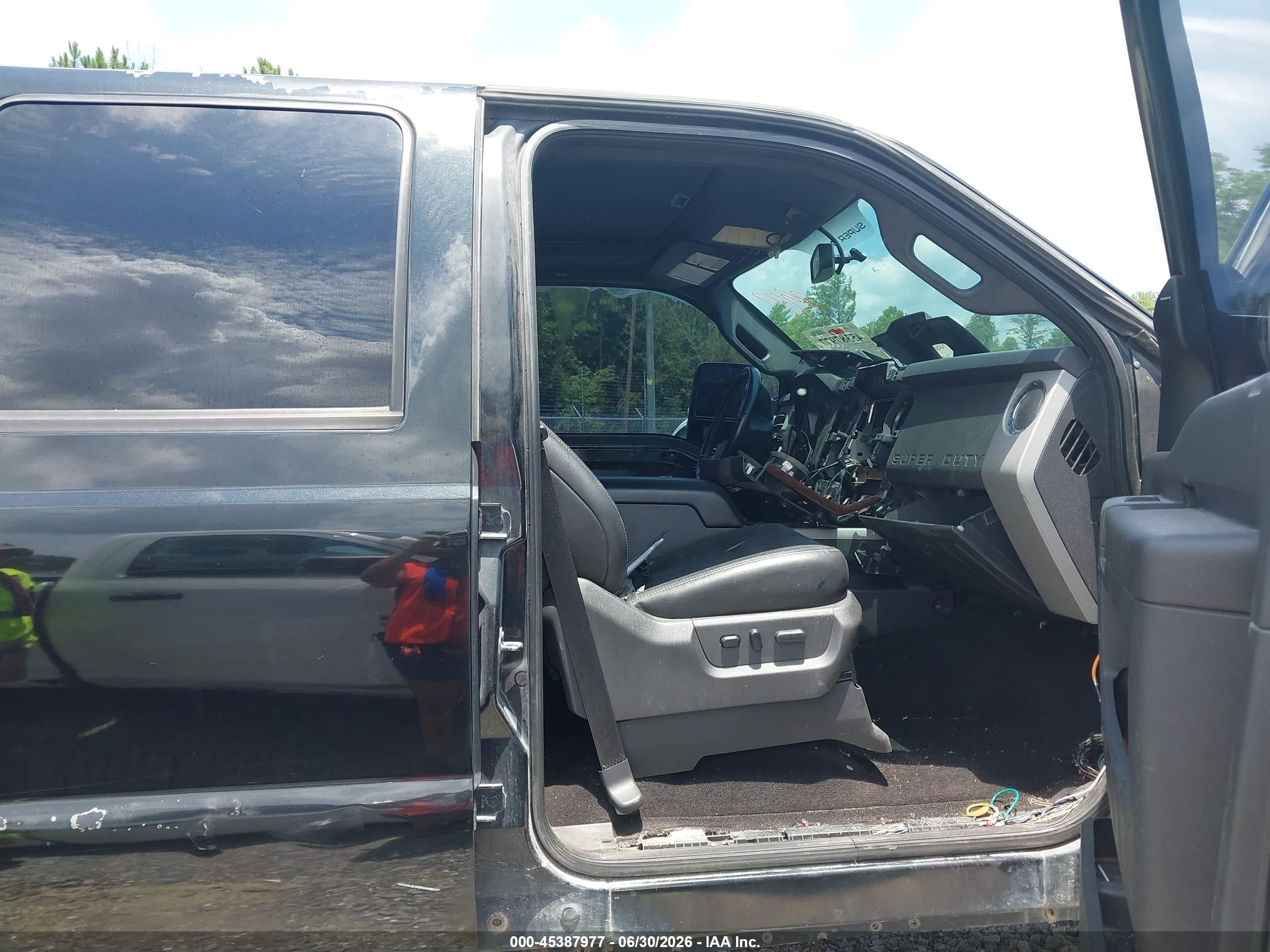 2015 Ford F-250 Lariat Black vin: 1FT7W2BTXFEA07579