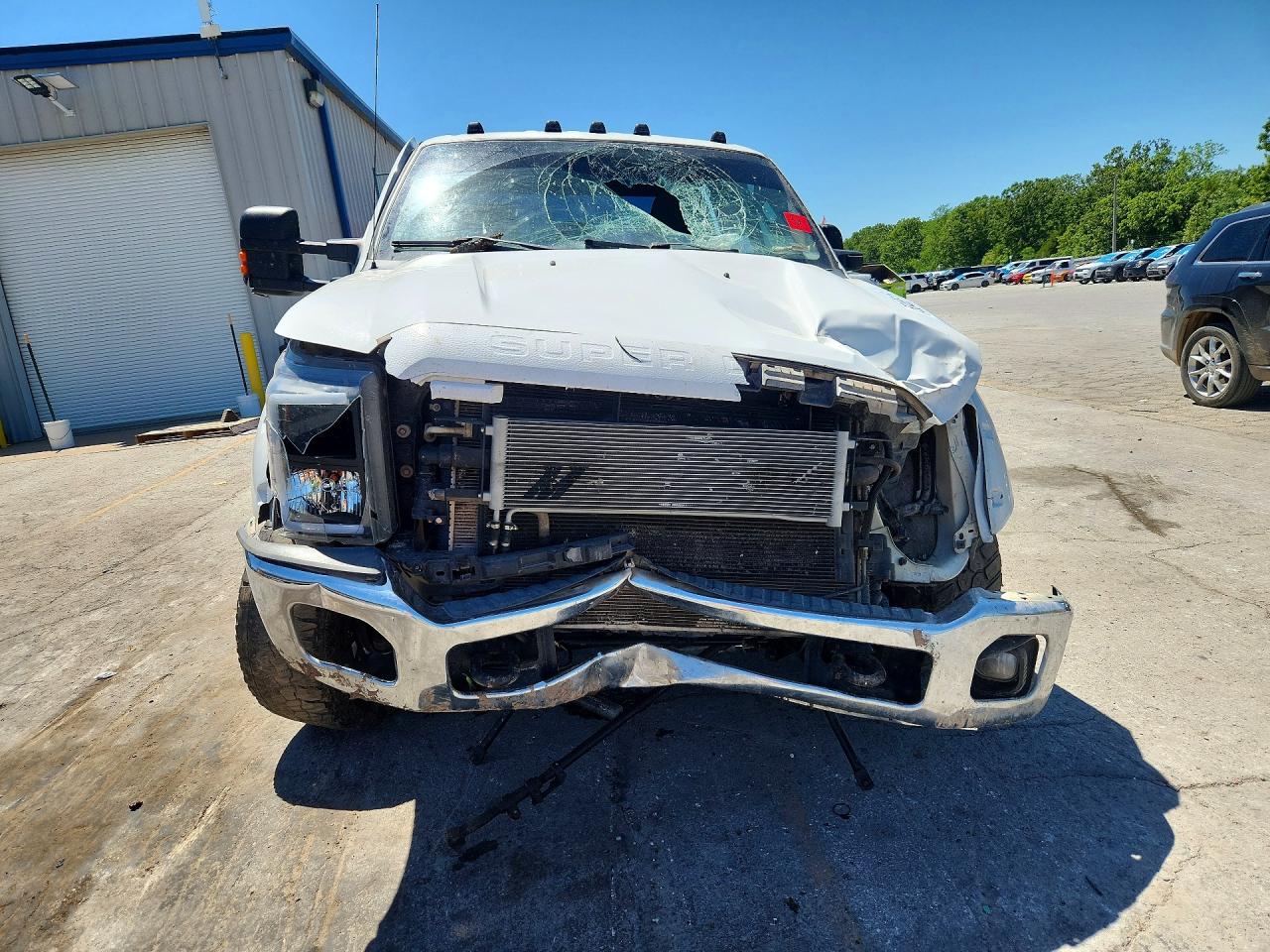 2015 Ford F250 Super Duty Белый vin: 1FT7W2BTXFEA22051