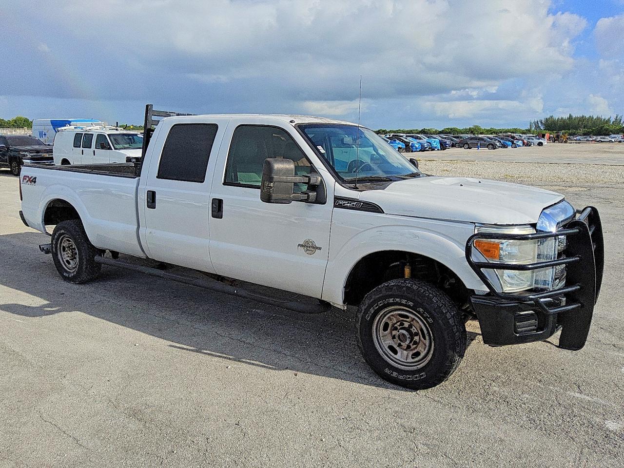 2015 Ford F250 Super Duty Белый vin: 1FT7W2BTXFEA76465