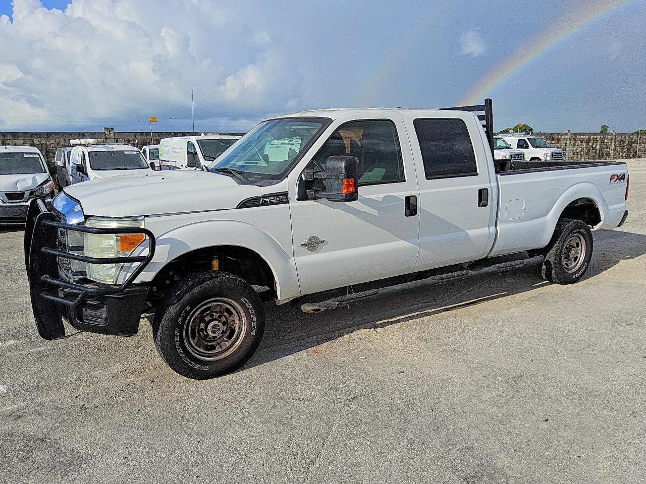 2015 Ford F250 Super Duty Белый vin: 1FT7W2BTXFEA76465