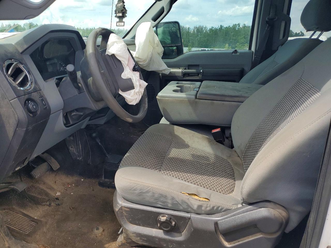 2015 Ford F250 Super Duty White vin: 1FT7W2BTXFEA82587