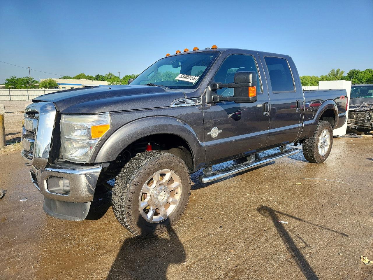 2015 Ford F250 Super Duty Gray vin: 1FT7W2BTXFEB02837