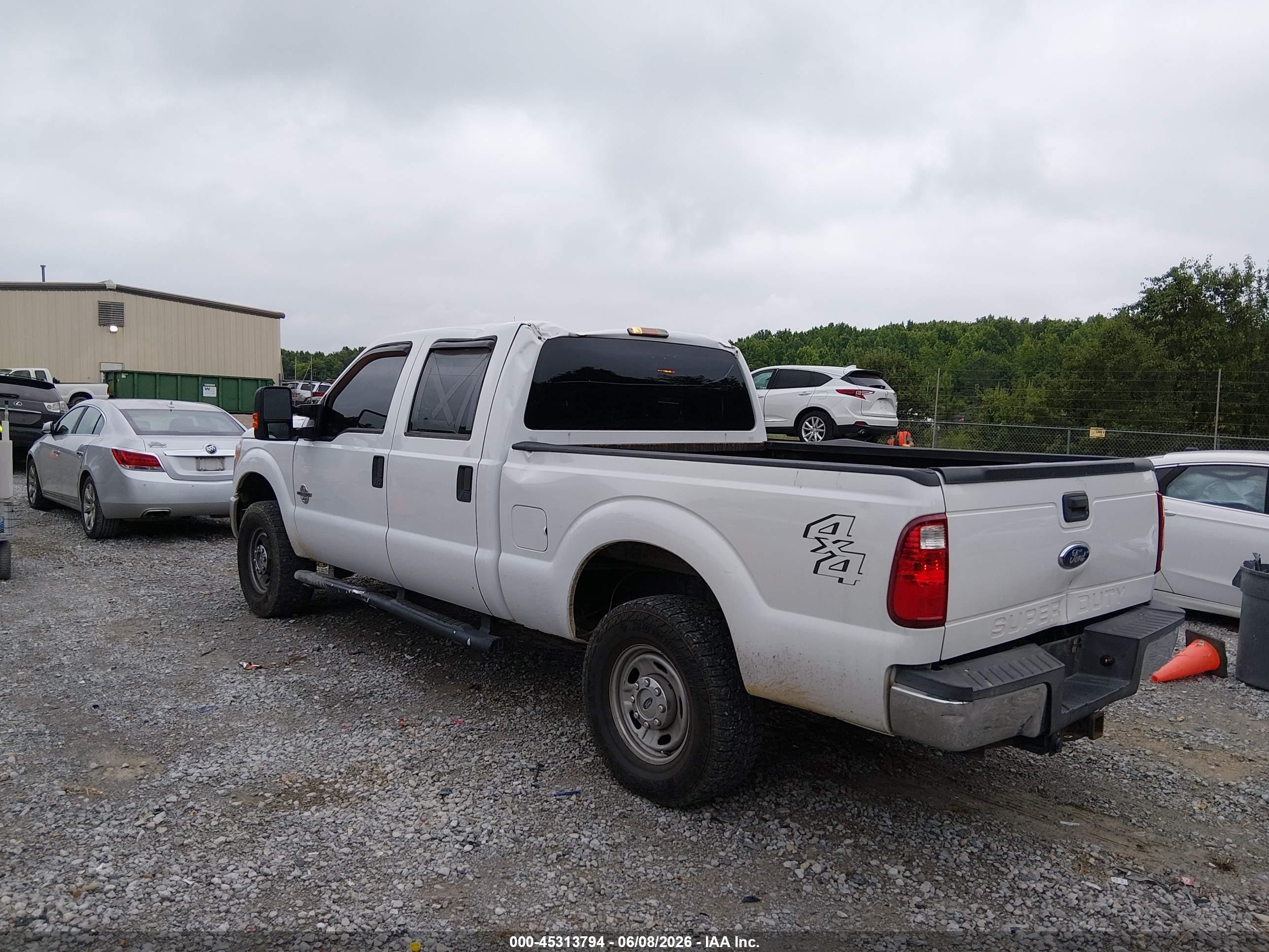 2015 Ford F-250 Xl White vin: 1FT7W2BTXFEB75156