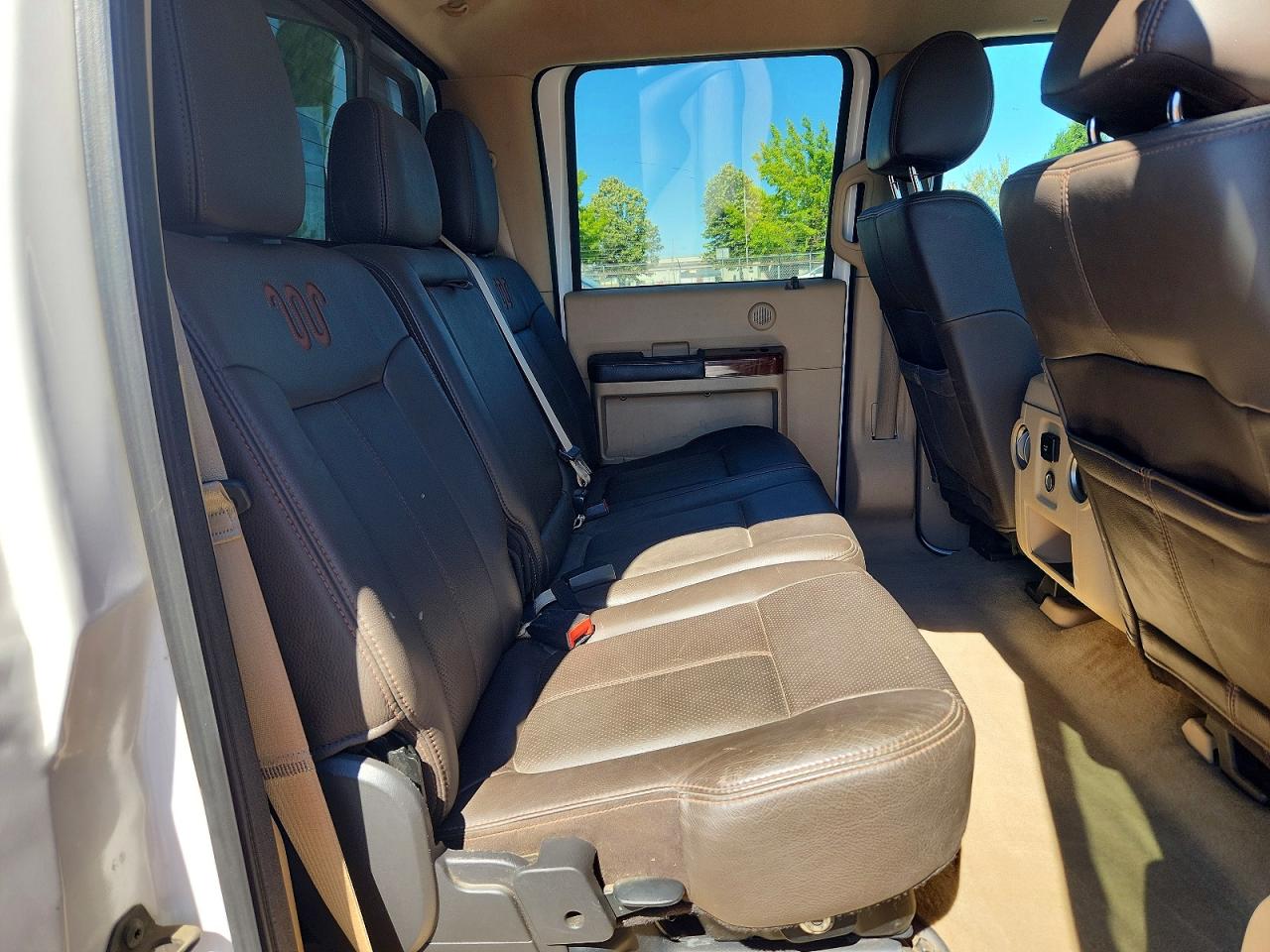 2015 Ford F250 Super Duty White vin: 1FT7W2BTXFEB99134
