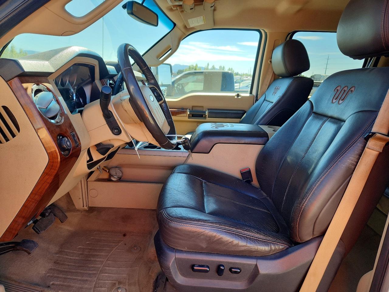 2015 Ford F250 Super Duty White vin: 1FT7W2BTXFEB99134