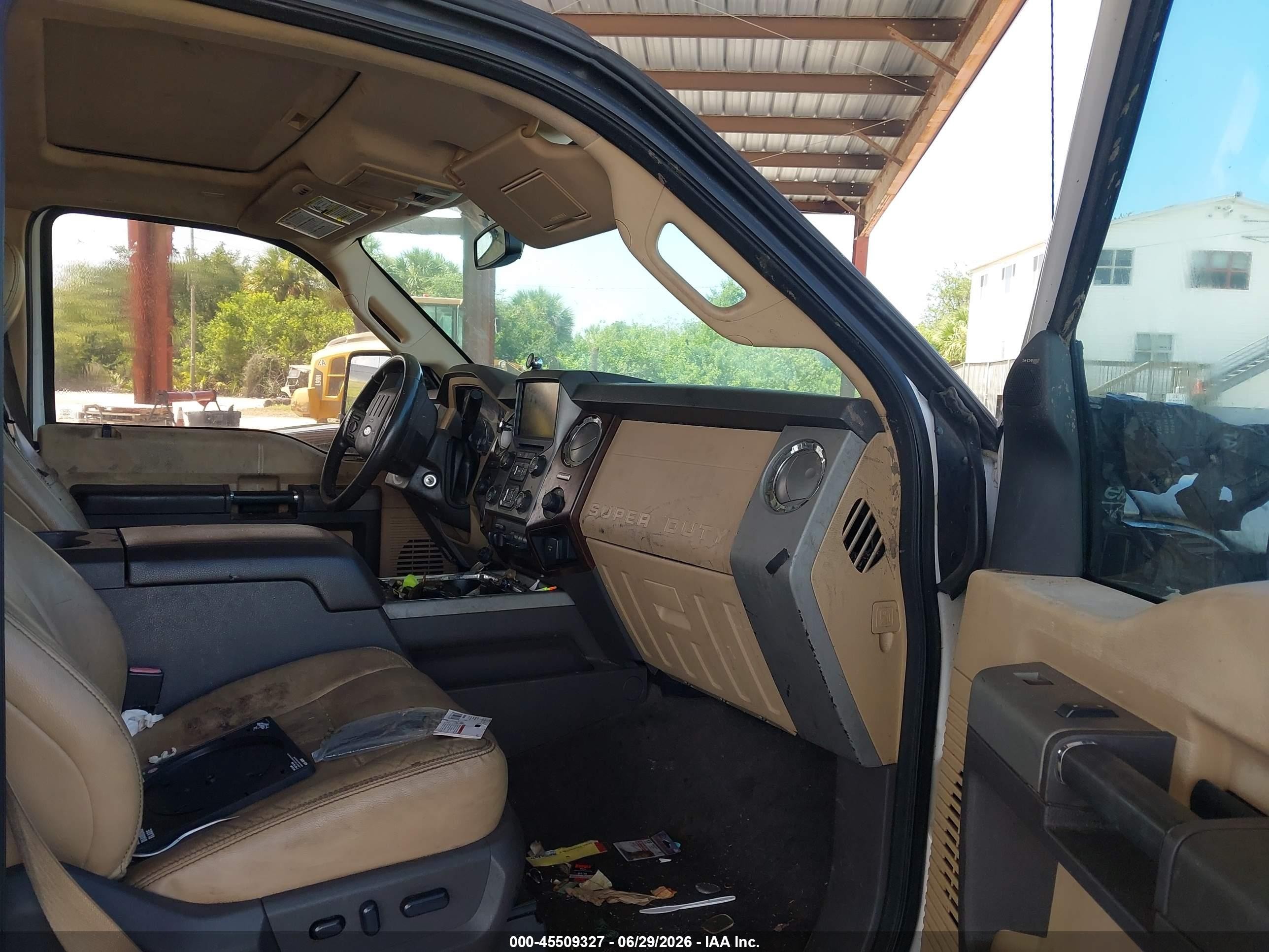 2015 Ford F-250 Lariat/xl/xlt White vin: 1FT7W2BTXFEC68713