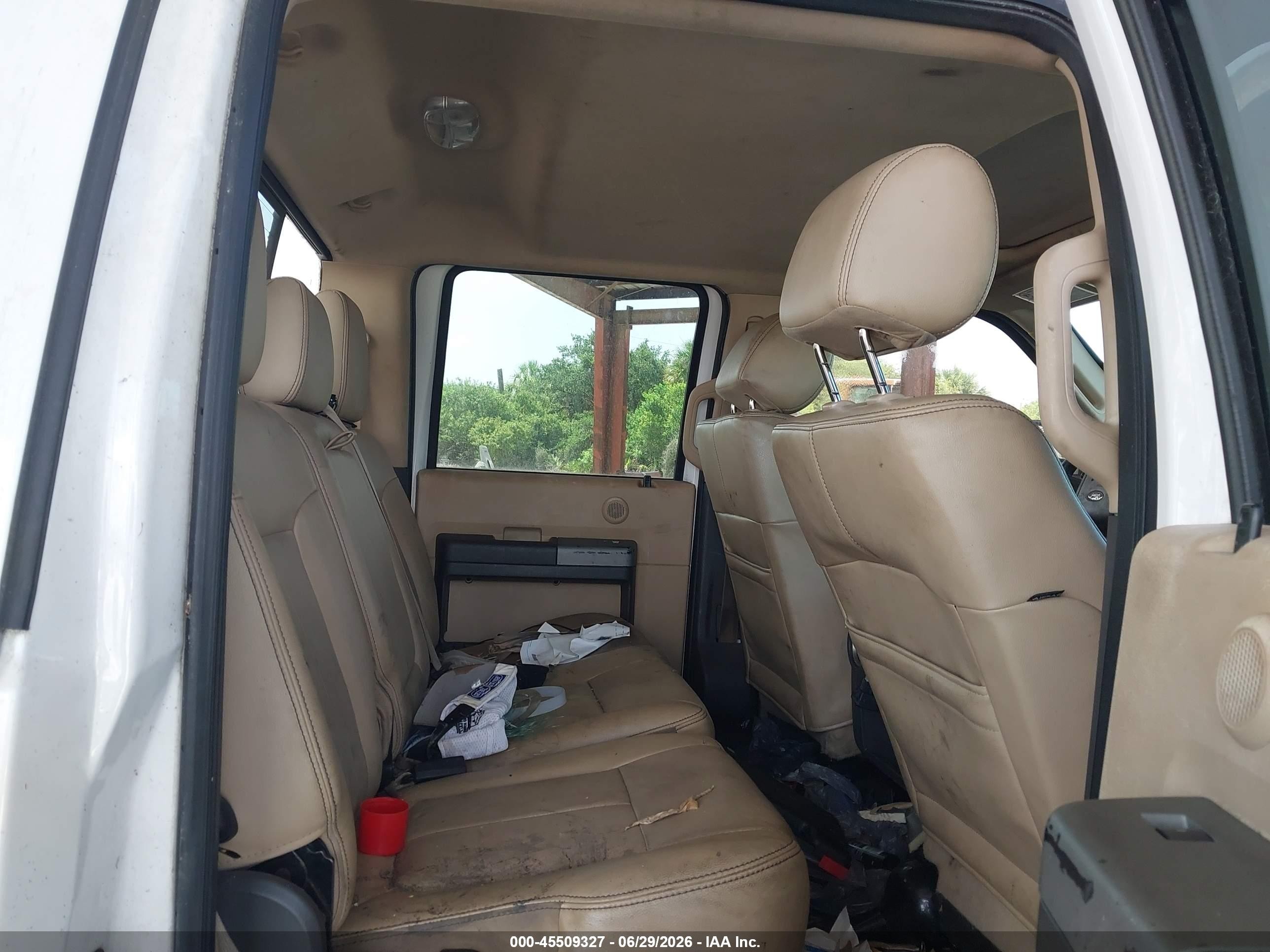 2015 Ford F-250 Lariat/xl/xlt White vin: 1FT7W2BTXFEC68713