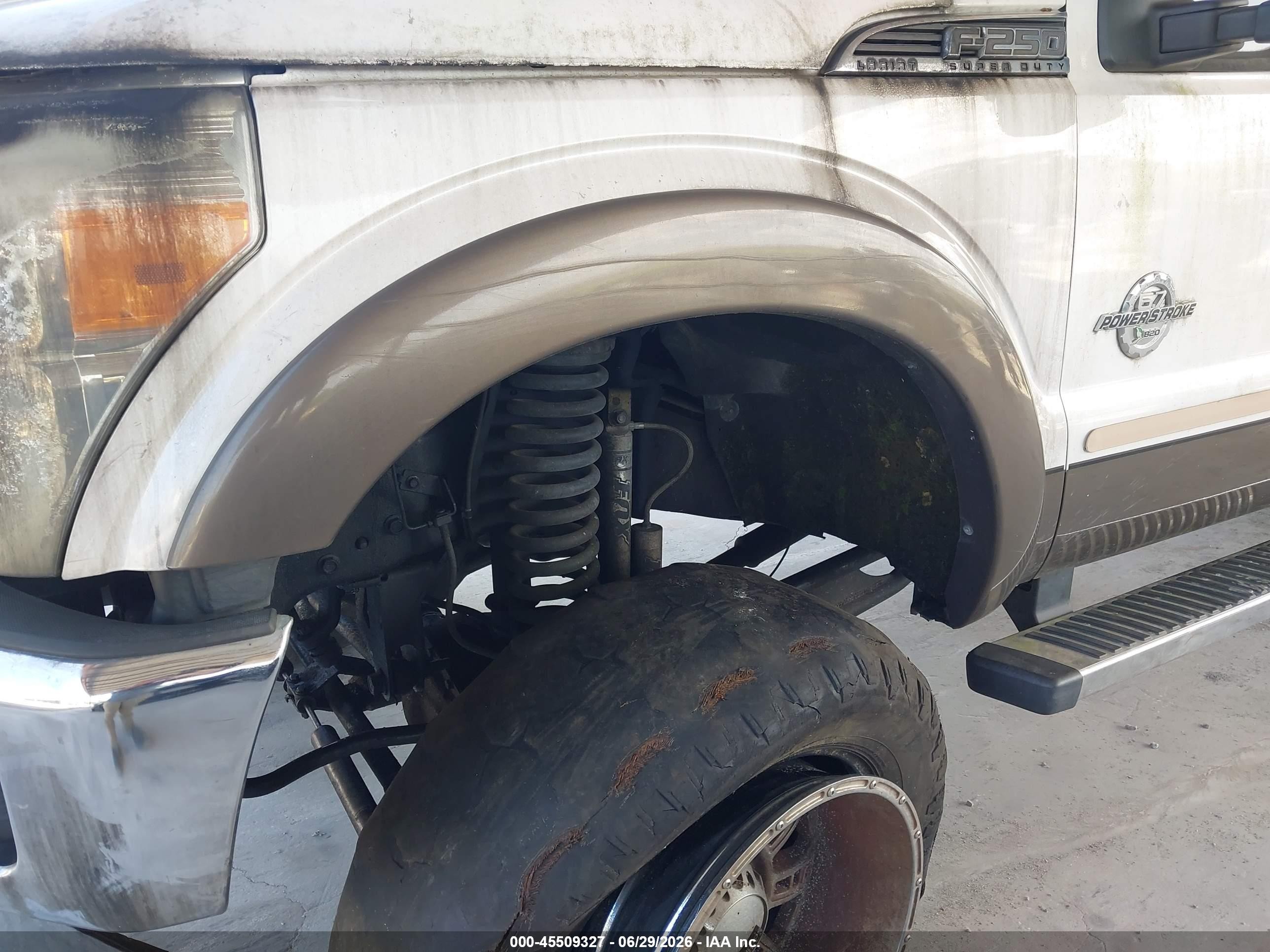 2015 Ford F-250 Lariat/xl/xlt White vin: 1FT7W2BTXFEC68713