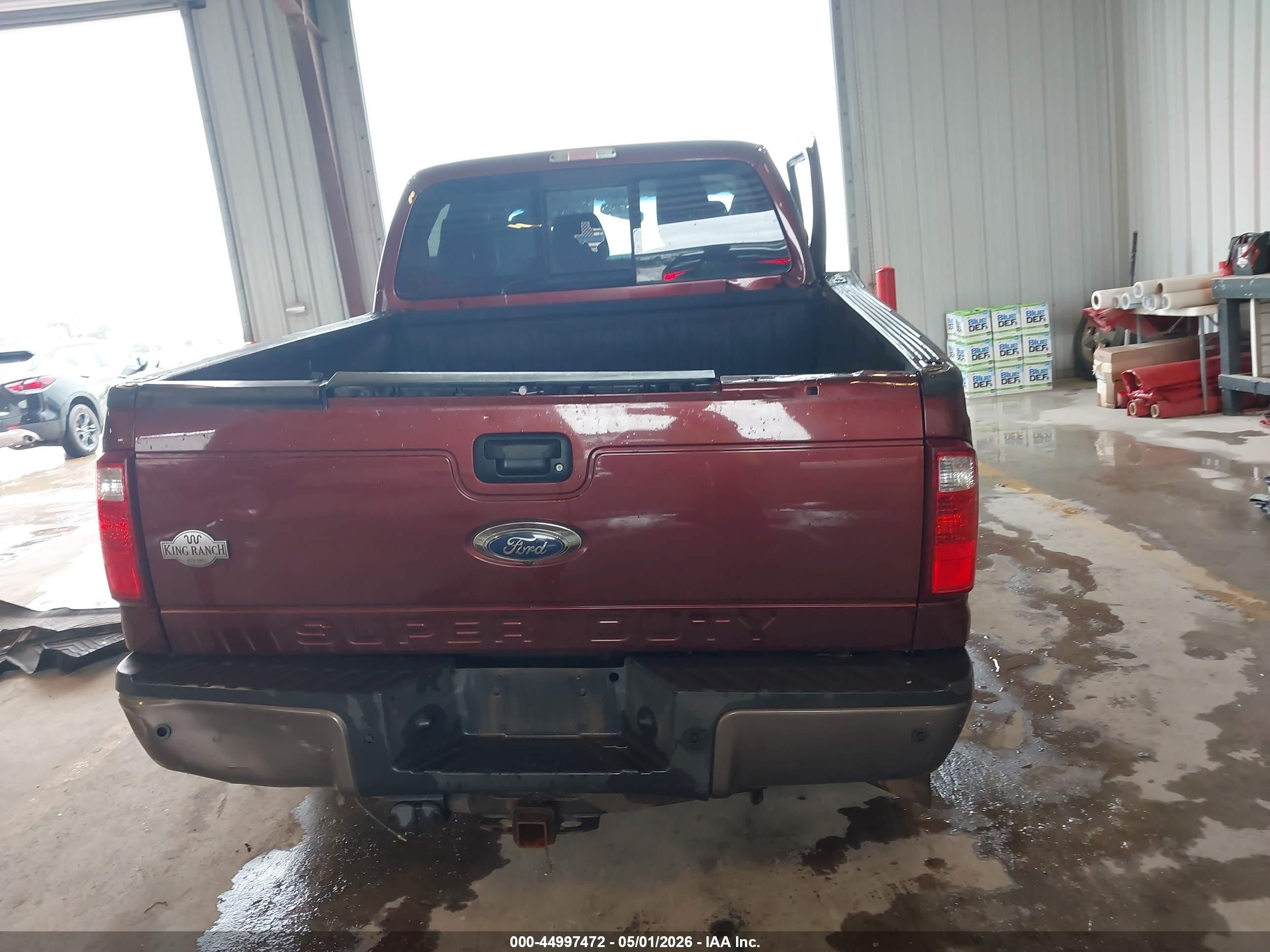 2015 Ford F-250 Lariat Burgundy vin: 1FT7W2BTXFED05839