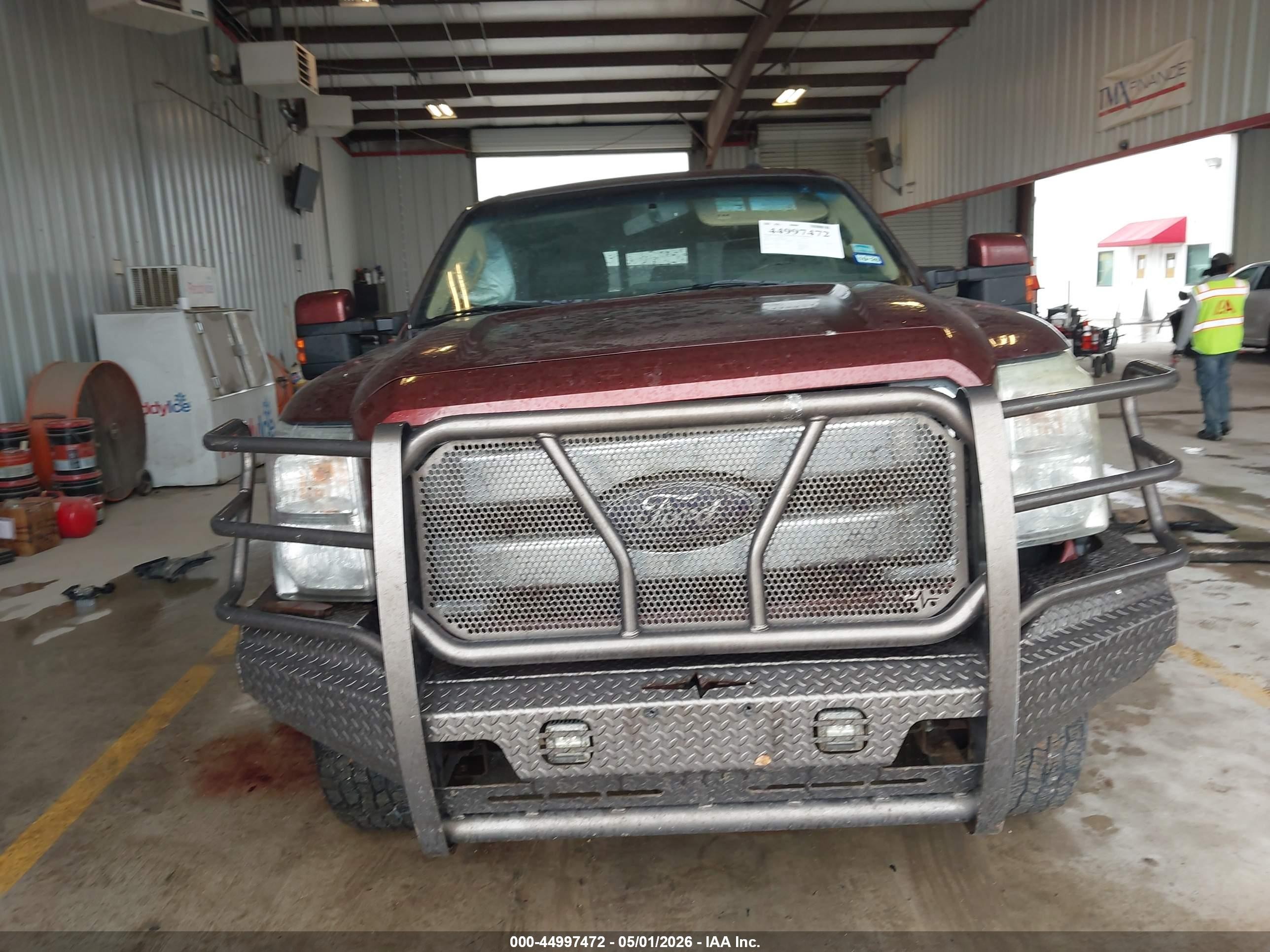 2015 Ford F-250 Lariat Burgundy vin: 1FT7W2BTXFED05839