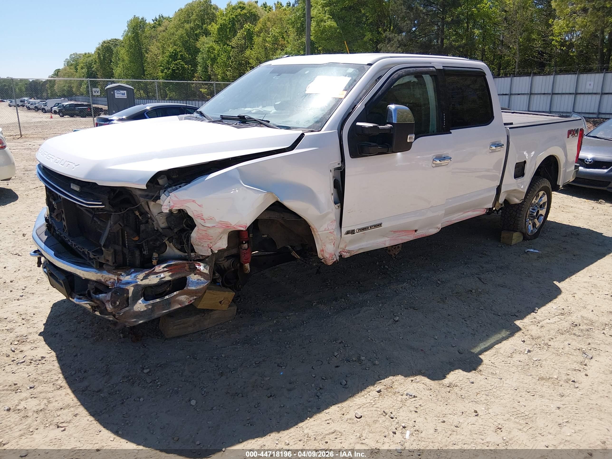 2017 Ford F-250 Lariat White vin: 1FT7W2BTXHED48449