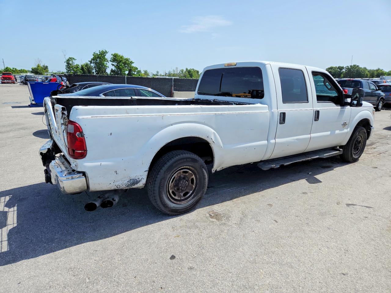 2012 Ford F350 Super Duty White vin: 1FT7W3AT1CEB25152