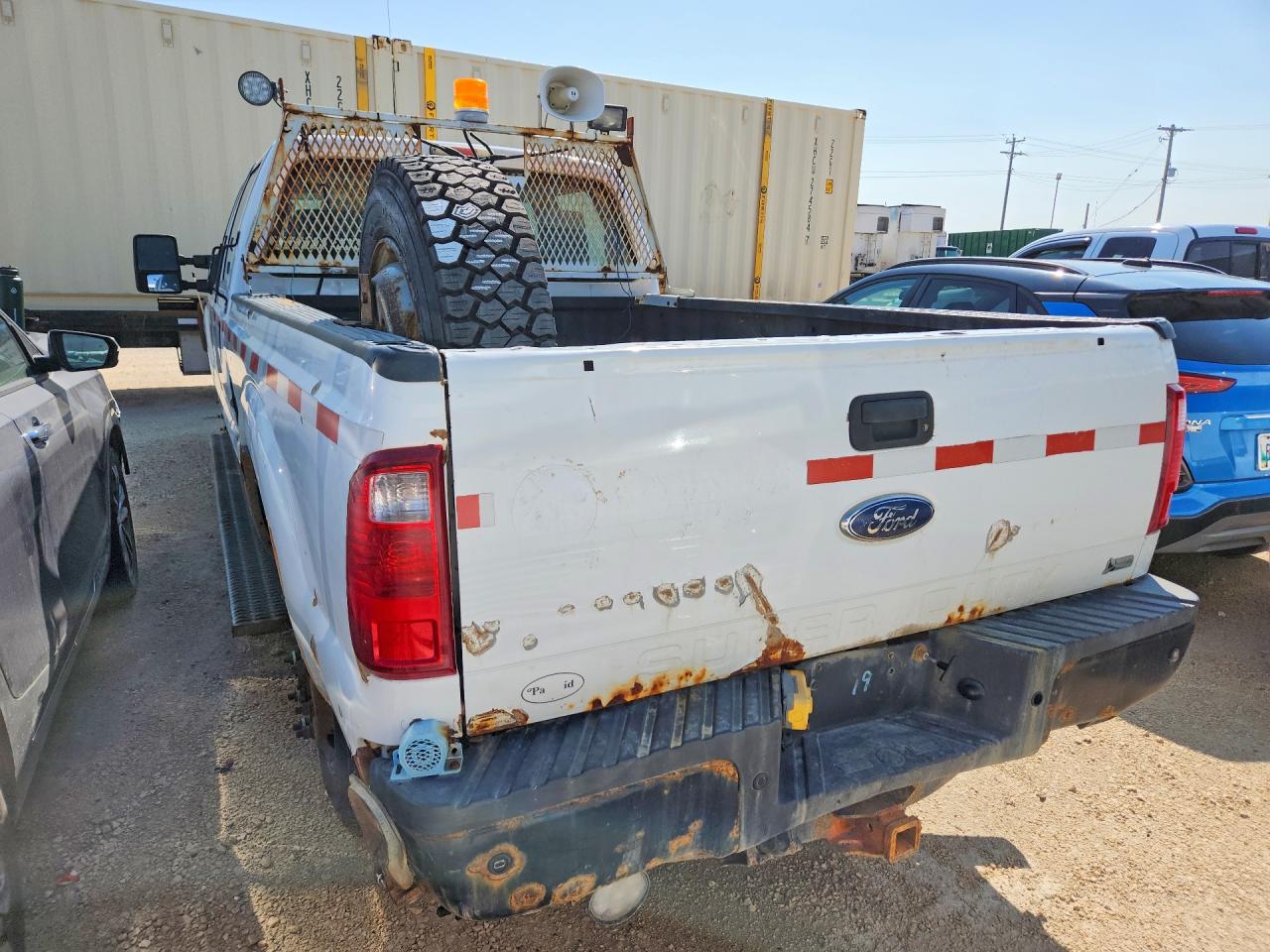 2011 Ford F350 Super Duty White vin: 1FT7W3B60BEB54584