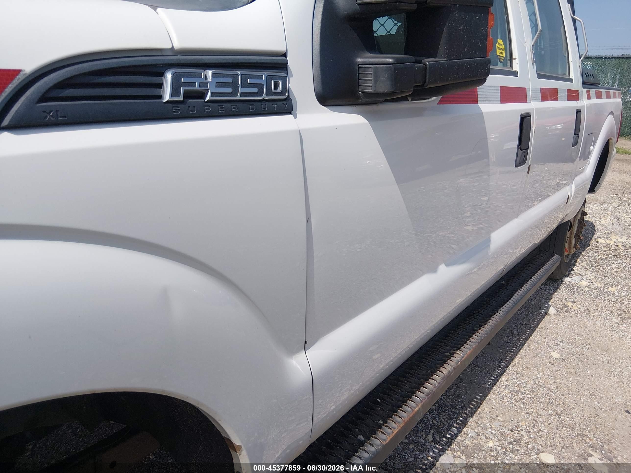 2015 Ford F-350 Xl White vin: 1FT7W3B61FEB81055
