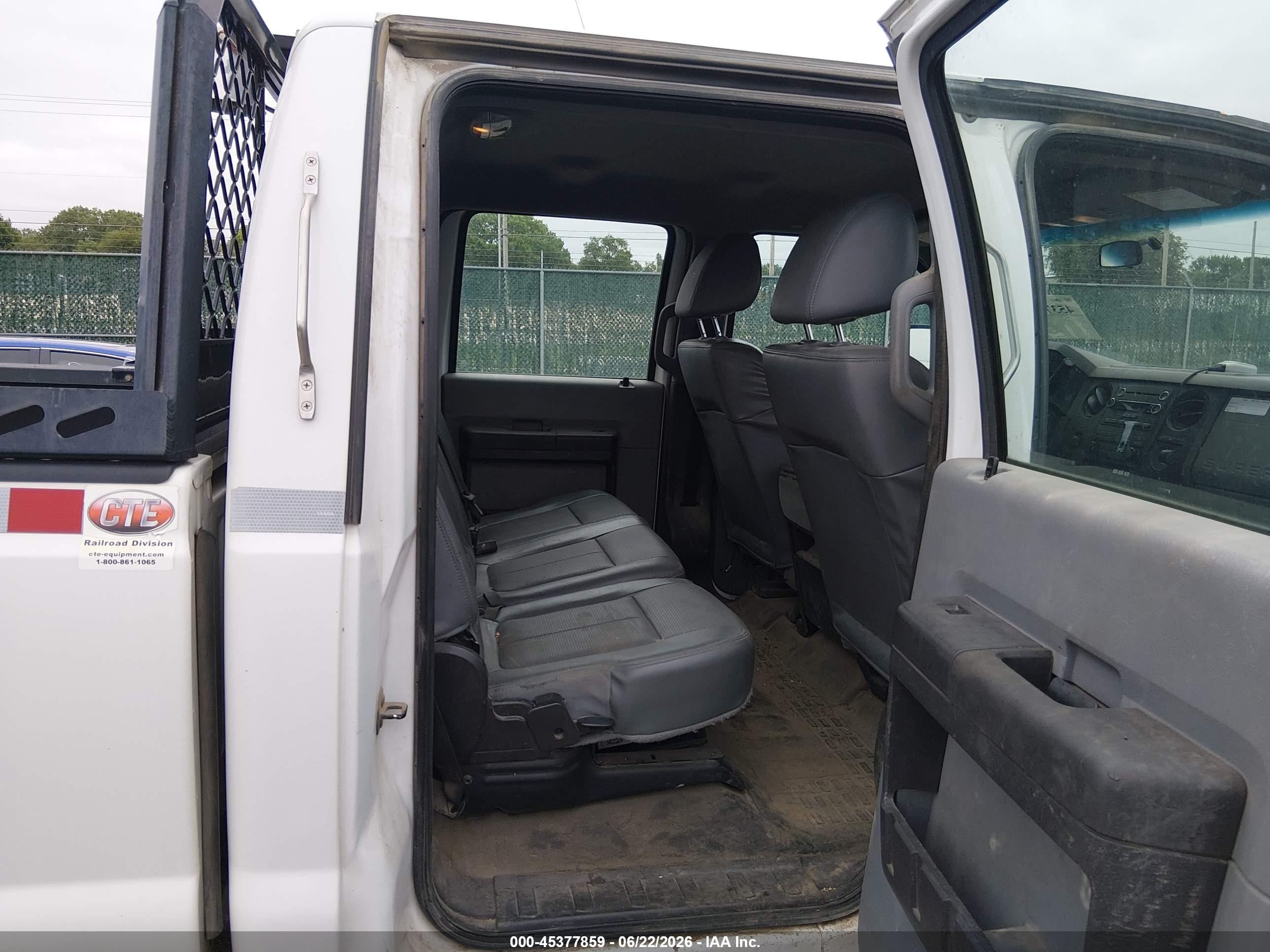 2015 Ford F-350 Xl White vin: 1FT7W3B61FEB81055