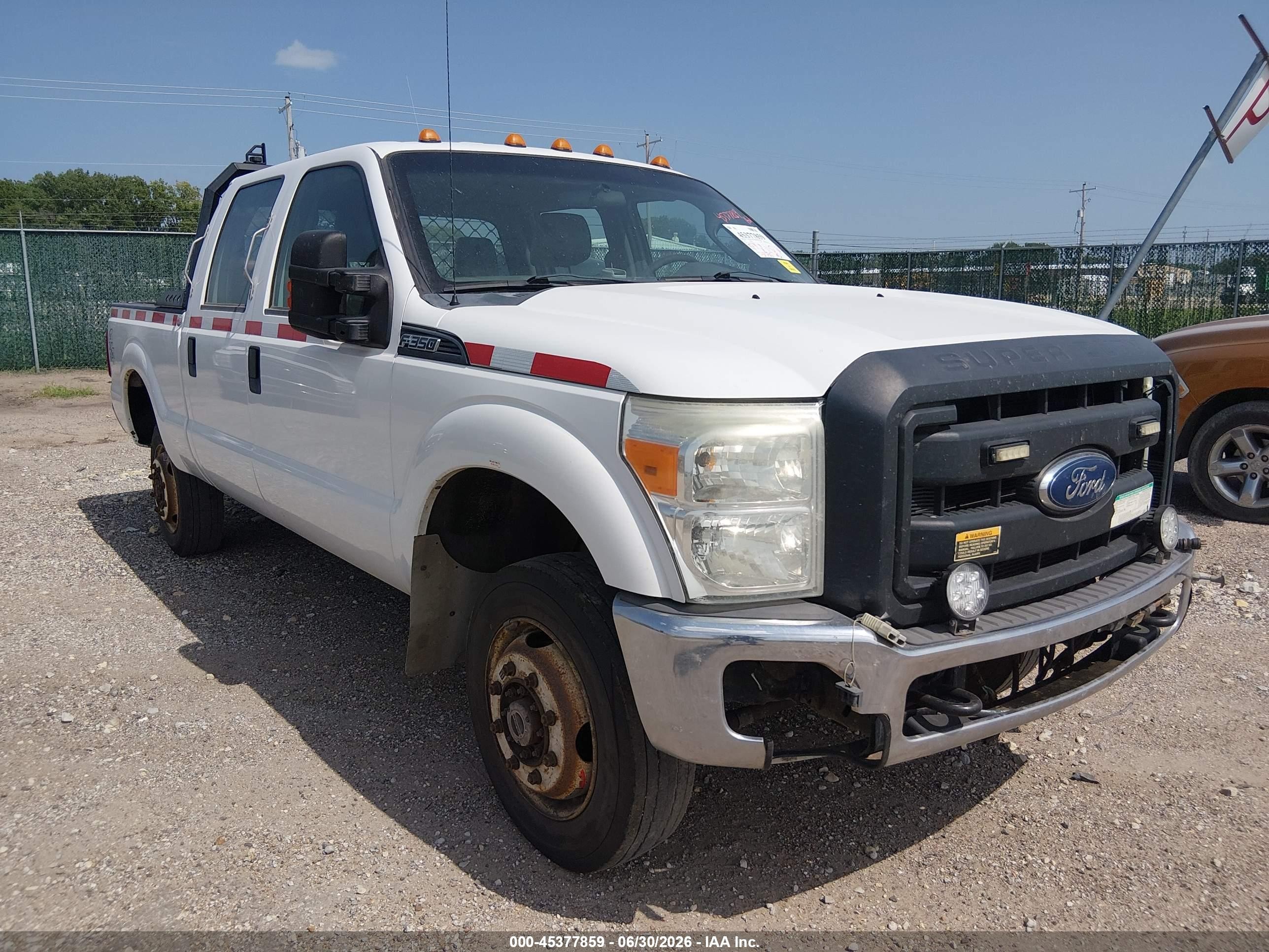 2015 Ford F-350 Xl White vin: 1FT7W3B61FEB81055