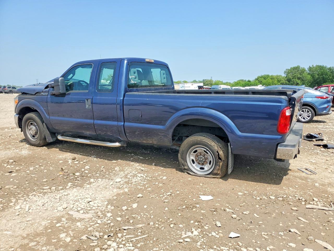 2014 Ford F250 Super Duty Blue vin: 1FT7X2A60EEB49978