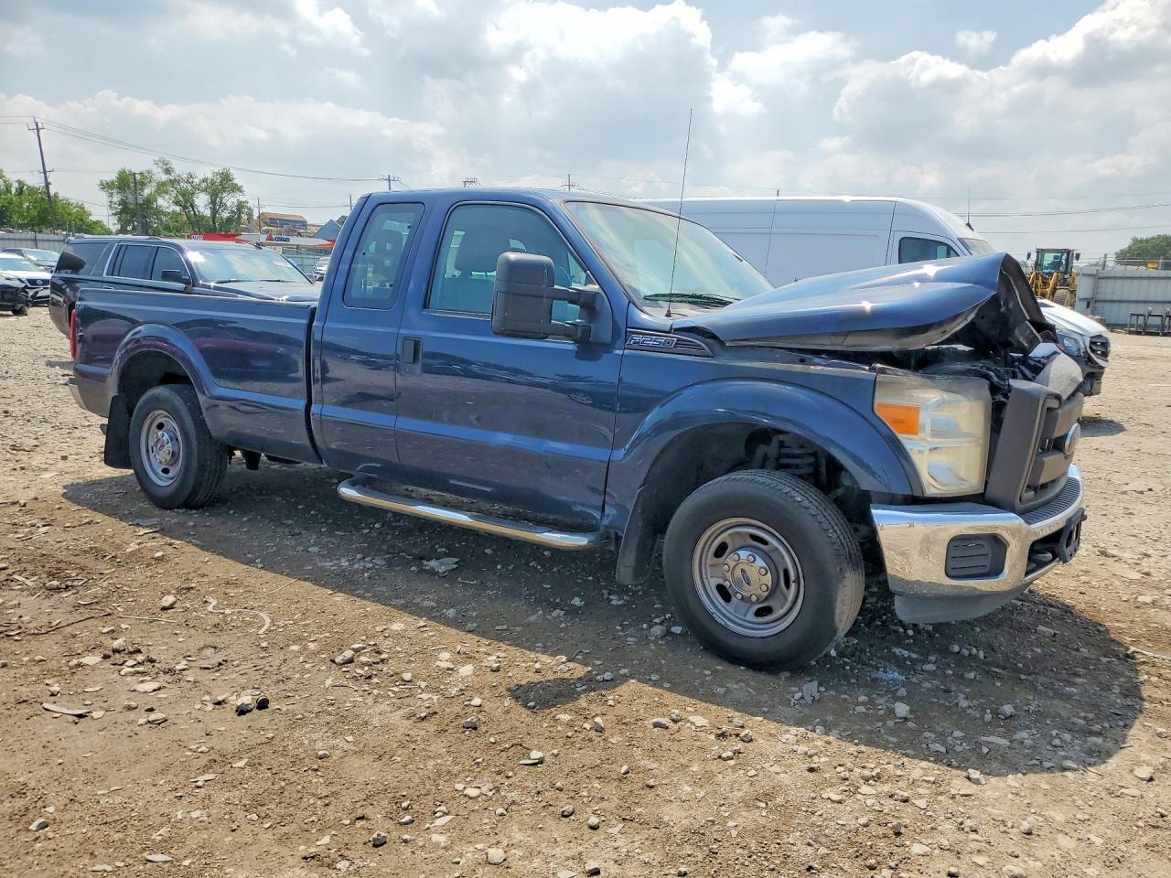 2014 Ford F250 Super Duty Blue vin: 1FT7X2A60EEB49978