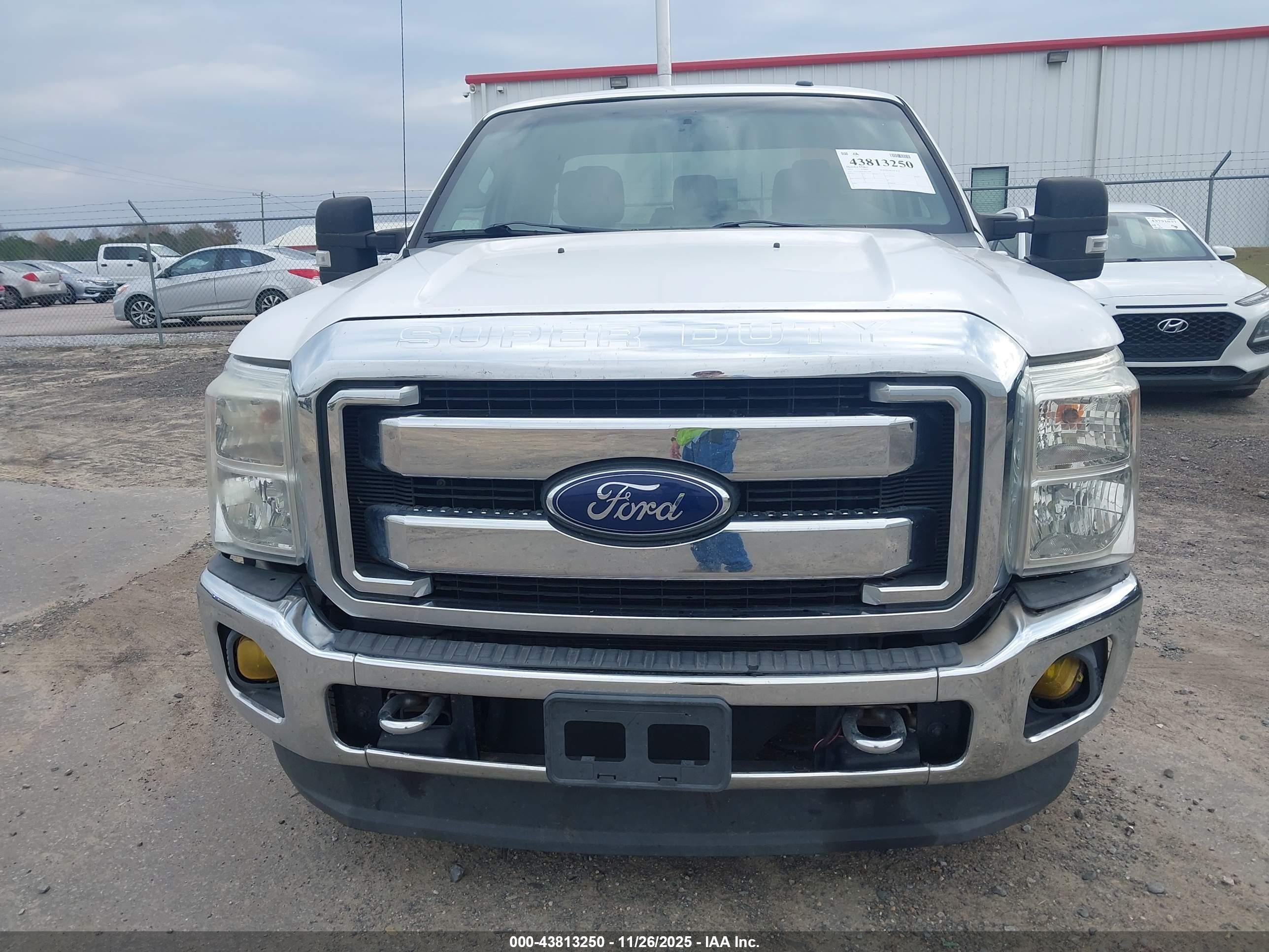 2012 Ford Super Duty F-250 Srw Xlt White vin: 1FT7X2A61CED13400