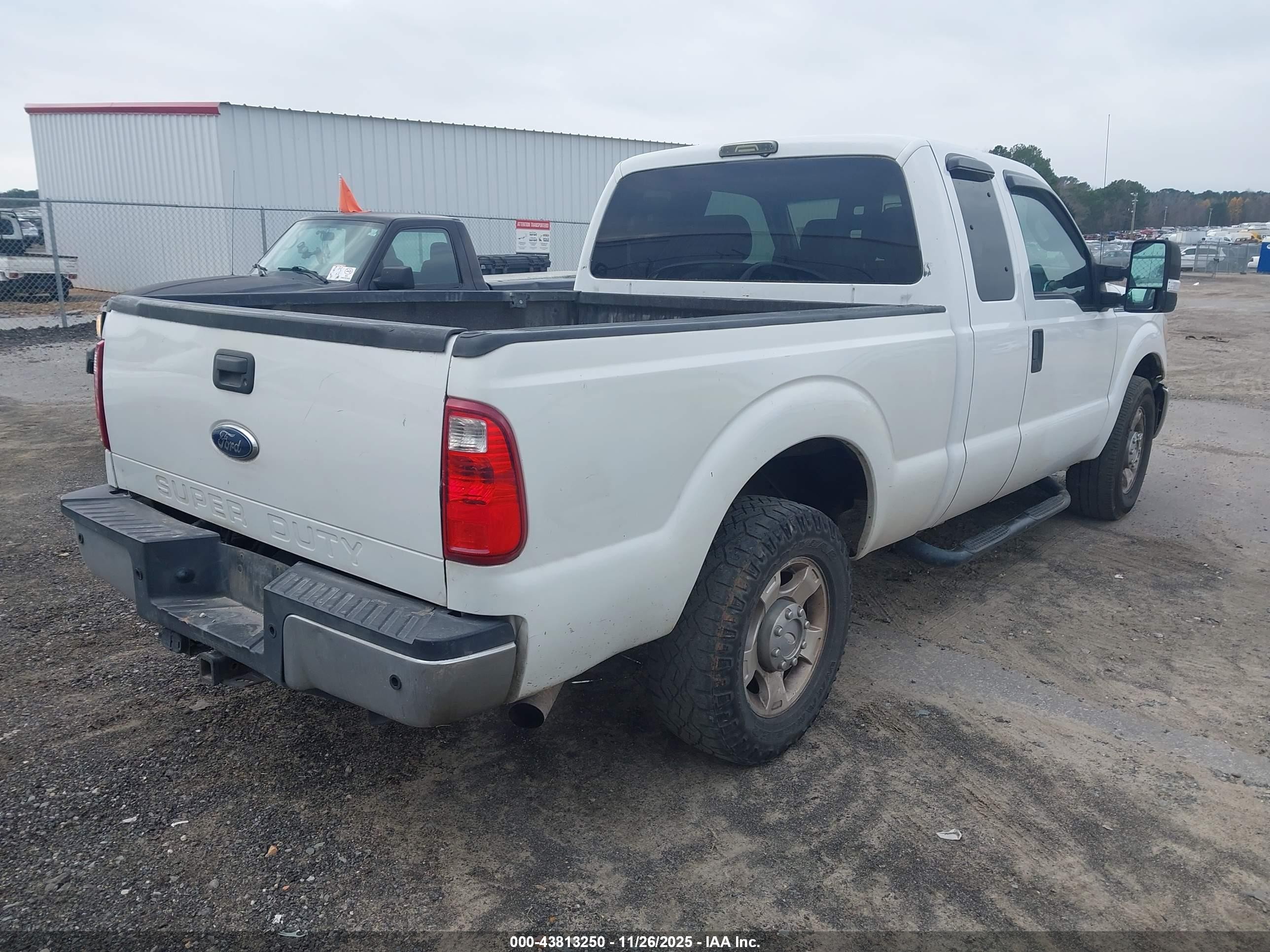 2012 Ford Super Duty F-250 Srw Xlt White vin: 1FT7X2A61CED13400