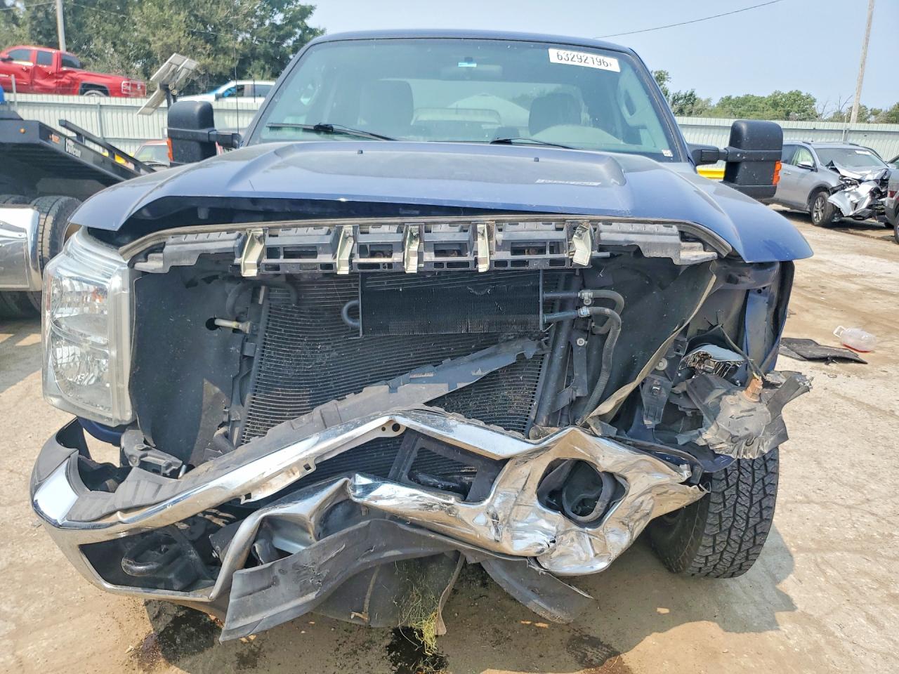 2012 Ford F250 Super Duty Blue vin: 1FT7X2A63CEA87988