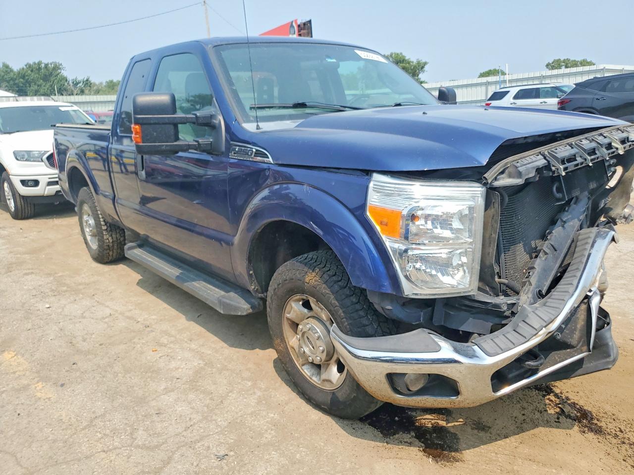 2012 Ford F250 Super Duty Blue vin: 1FT7X2A63CEA87988