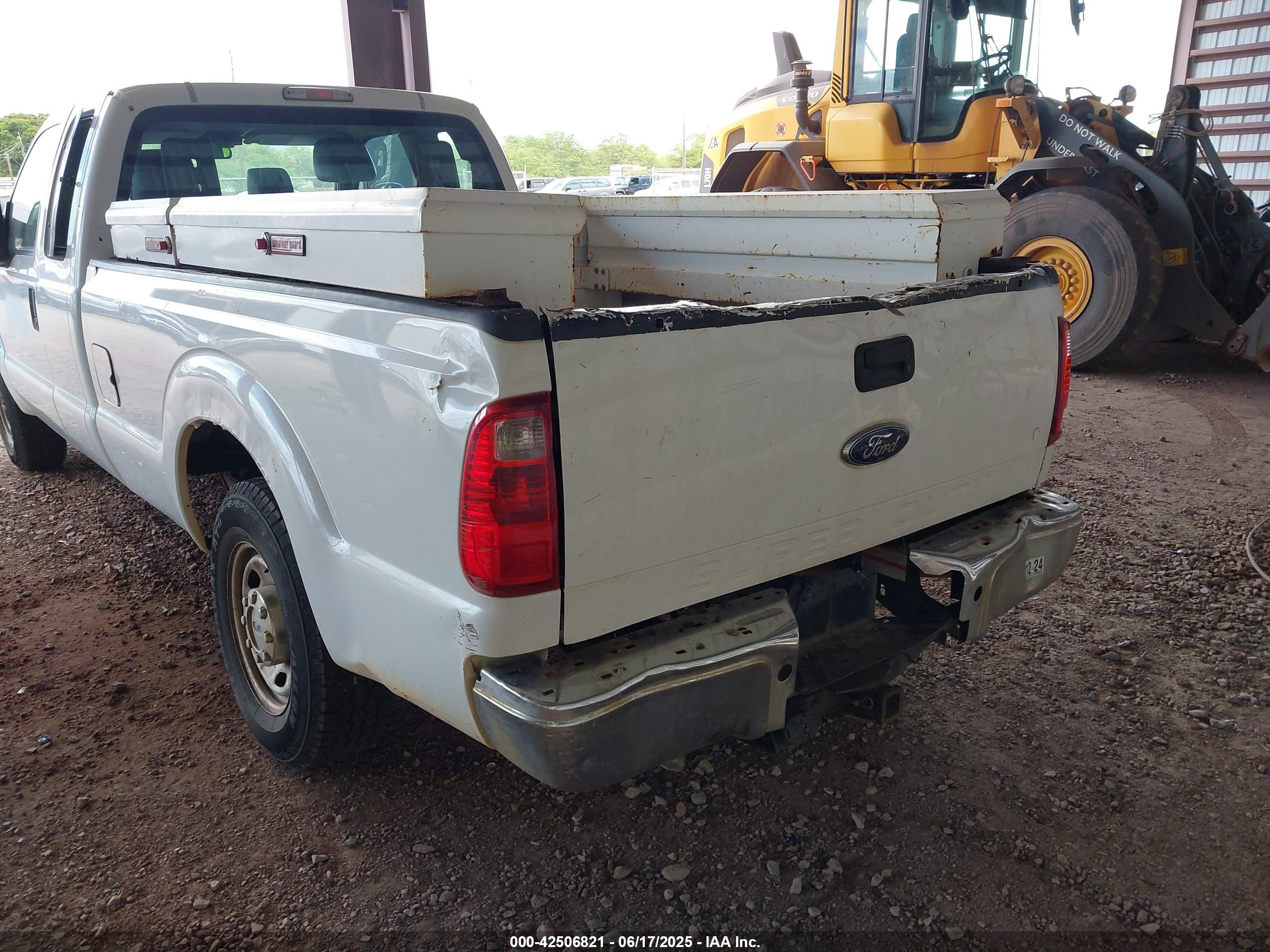 2012 Ford Super Duty F-250 Srw Lariat/xl/xlt White vin: 1FT7X2A63CEC83347