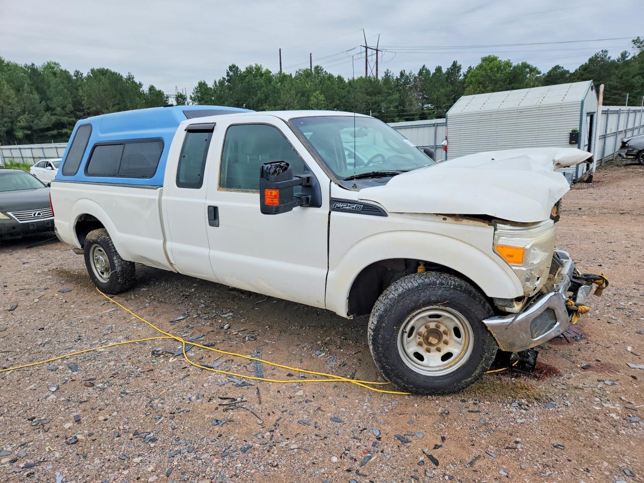 2014 Ford F250 Super Duty White vin: 1FT7X2A63EEB58965