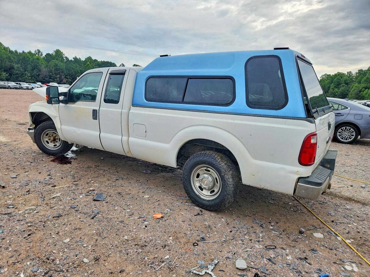2014 Ford F250 Super Duty White vin: 1FT7X2A63EEB58965