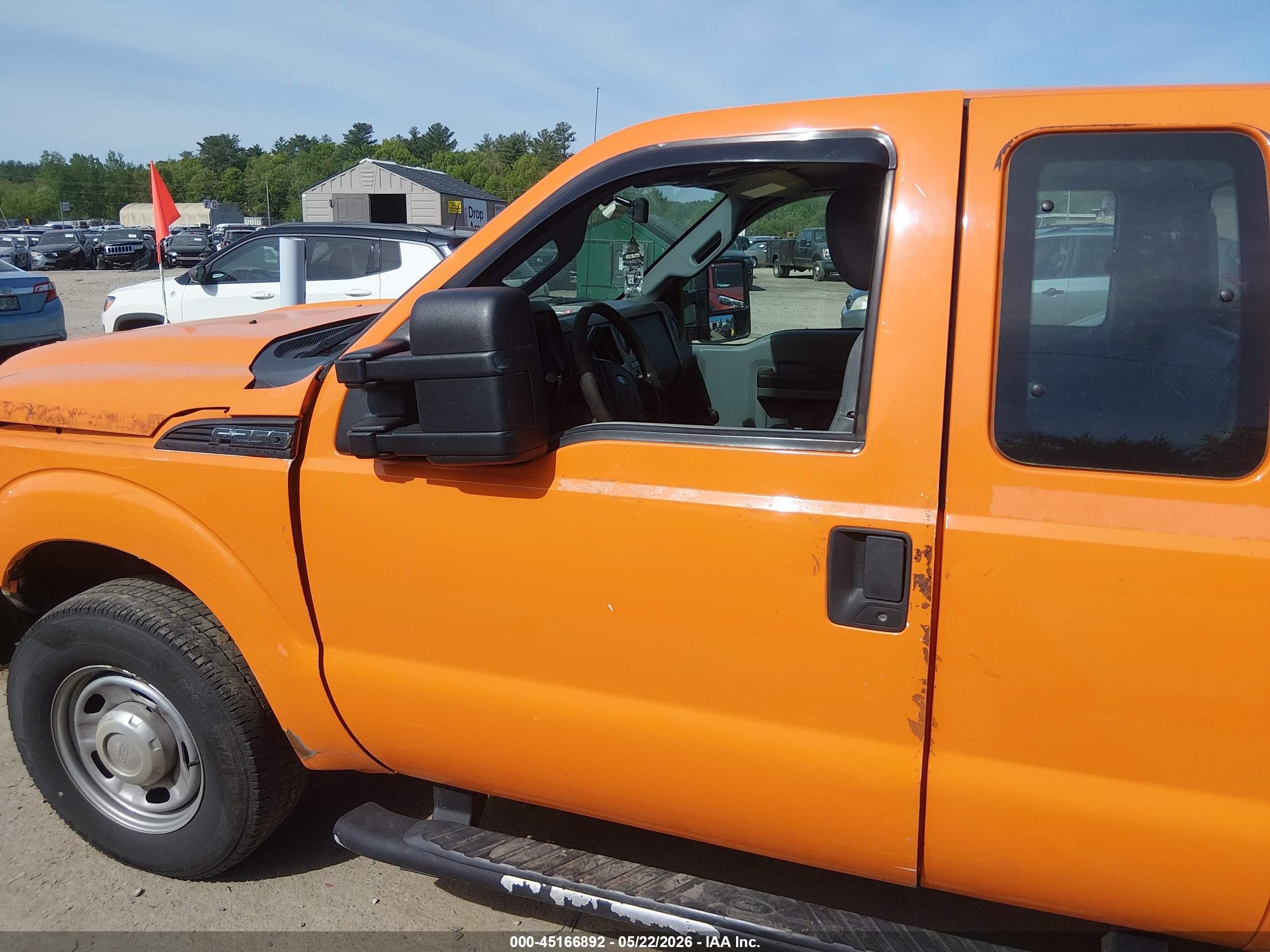 2015 Ford F-250 Xl Orange vin: 1FT7X2A63FEB32710
