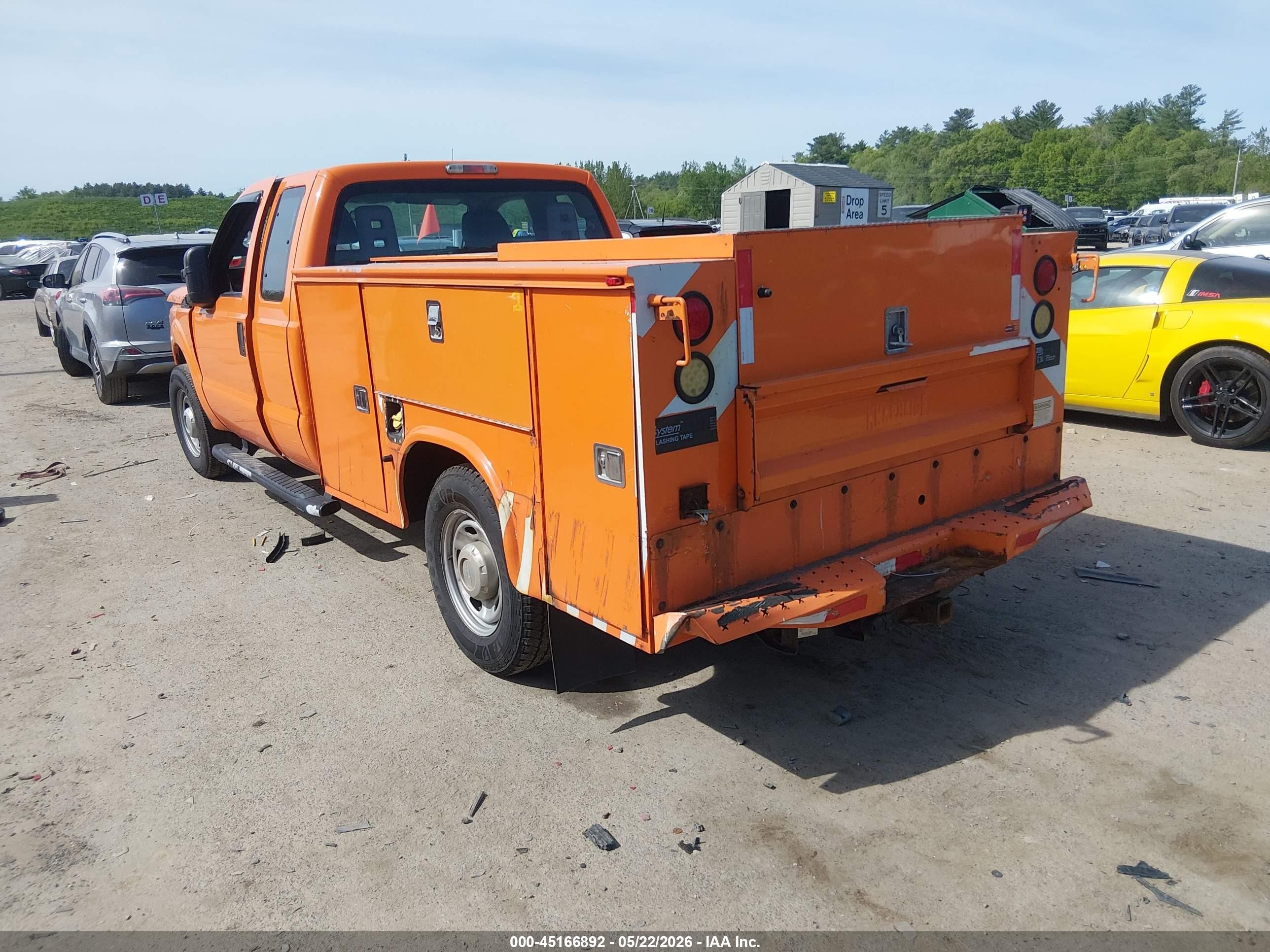 2015 Ford F-250 Xl Orange vin: 1FT7X2A63FEB32710
