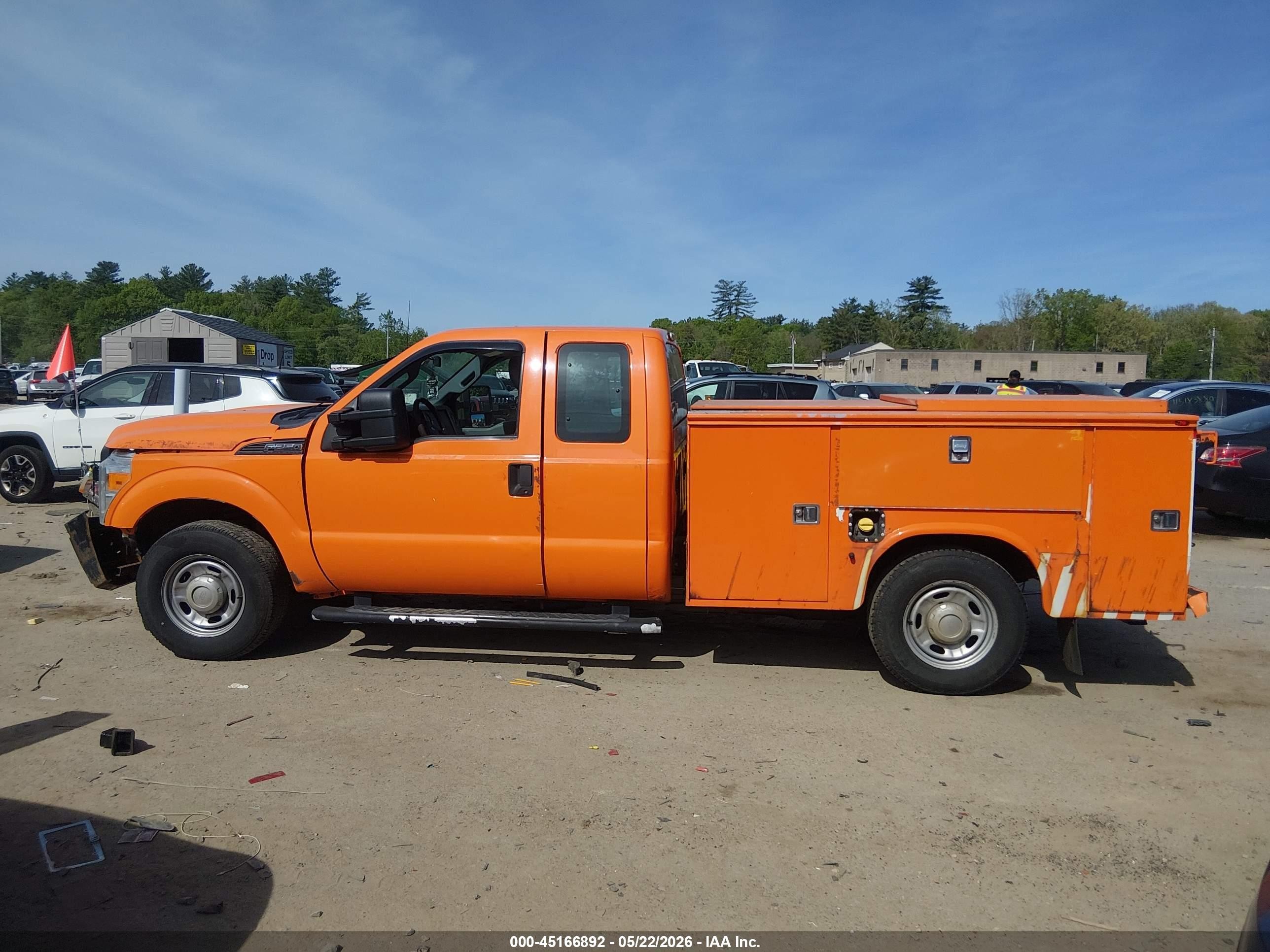 2015 Ford F-250 Xl Orange vin: 1FT7X2A63FEB32710